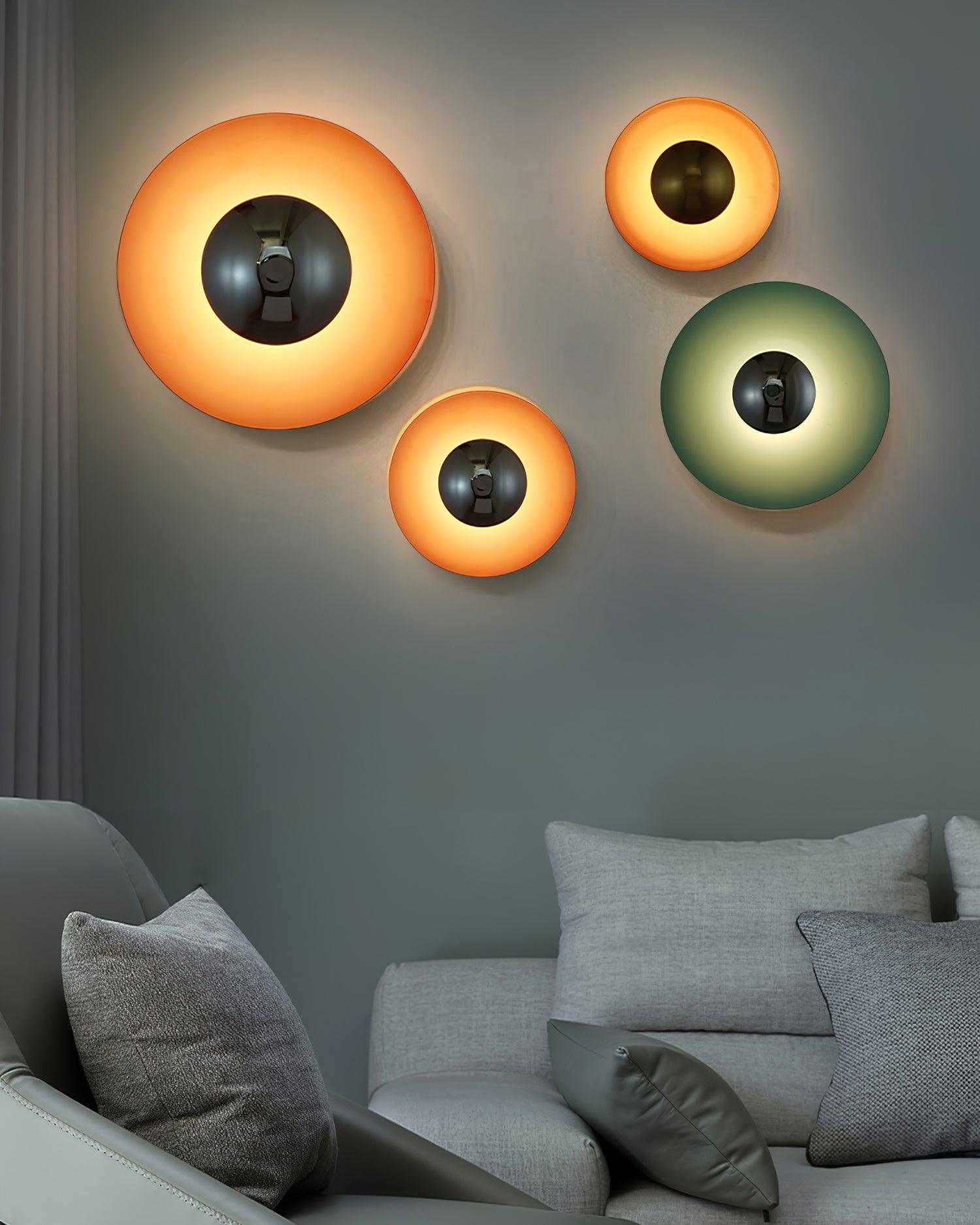 Wall Lamp Eclipse Inspired Halo Glow Modern Minimalist Art Accent - Letslighting