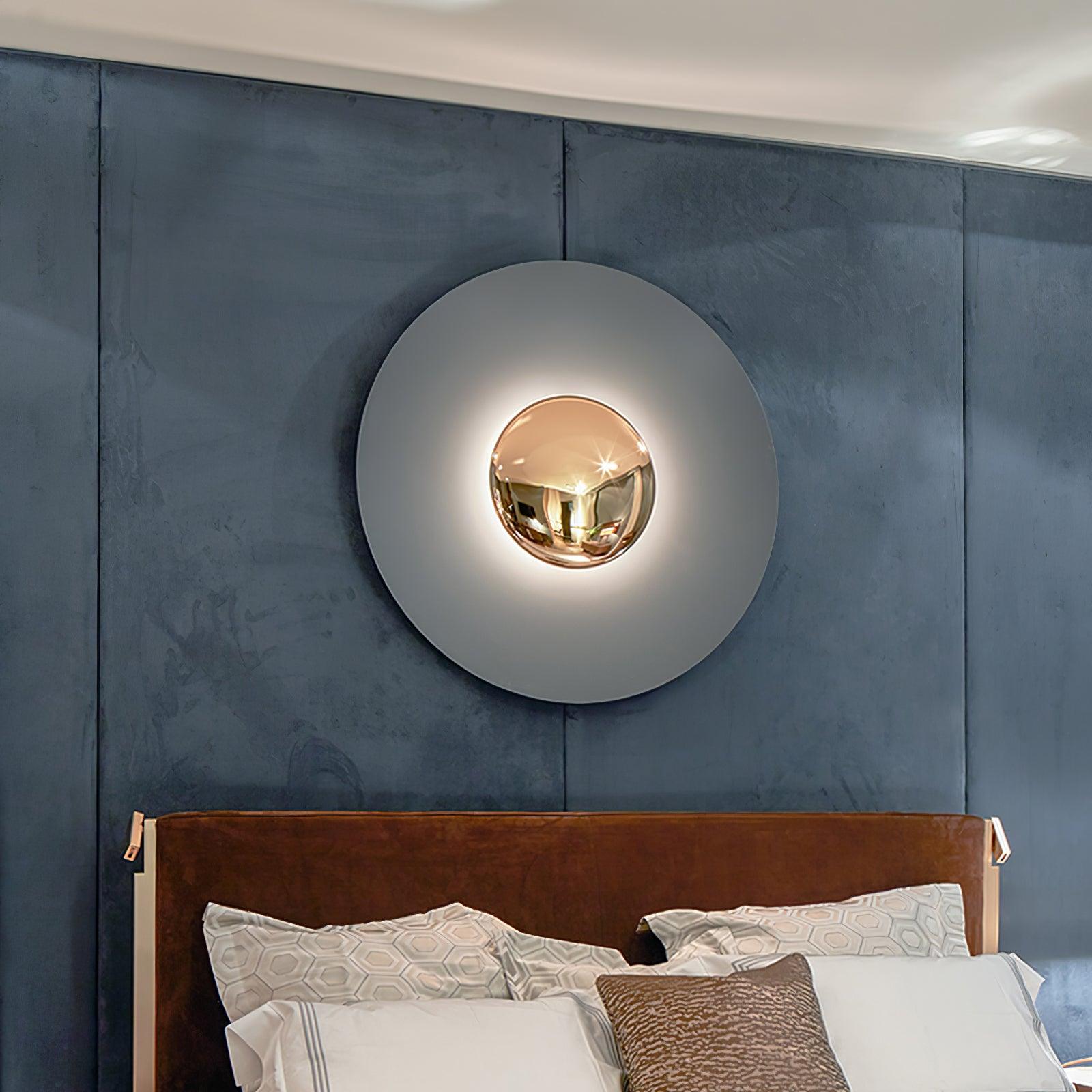 Wall Lamp Eclipse Inspired Halo Glow Modern Minimalist Art Accent - Letslighting