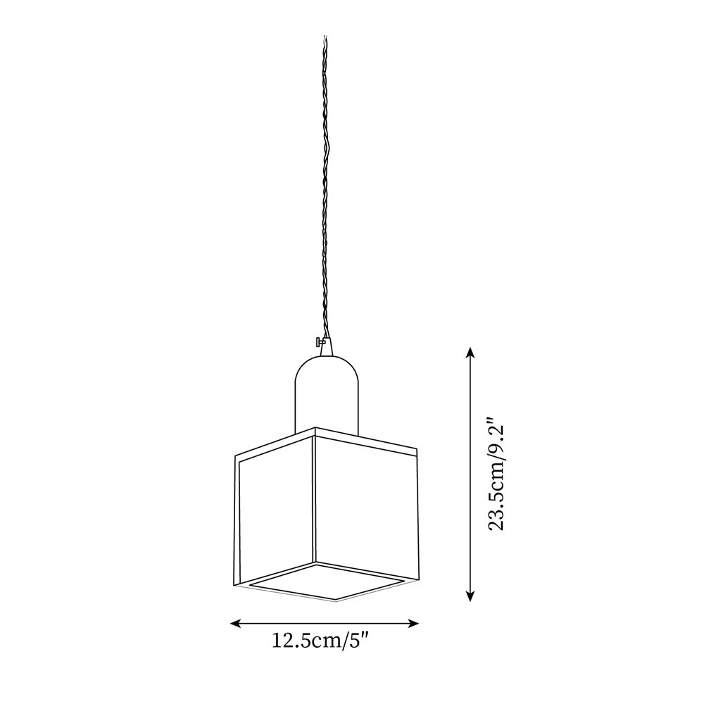 Tatum Minimalistische Pendelleuchte aus Holz und Messing-Letslighting