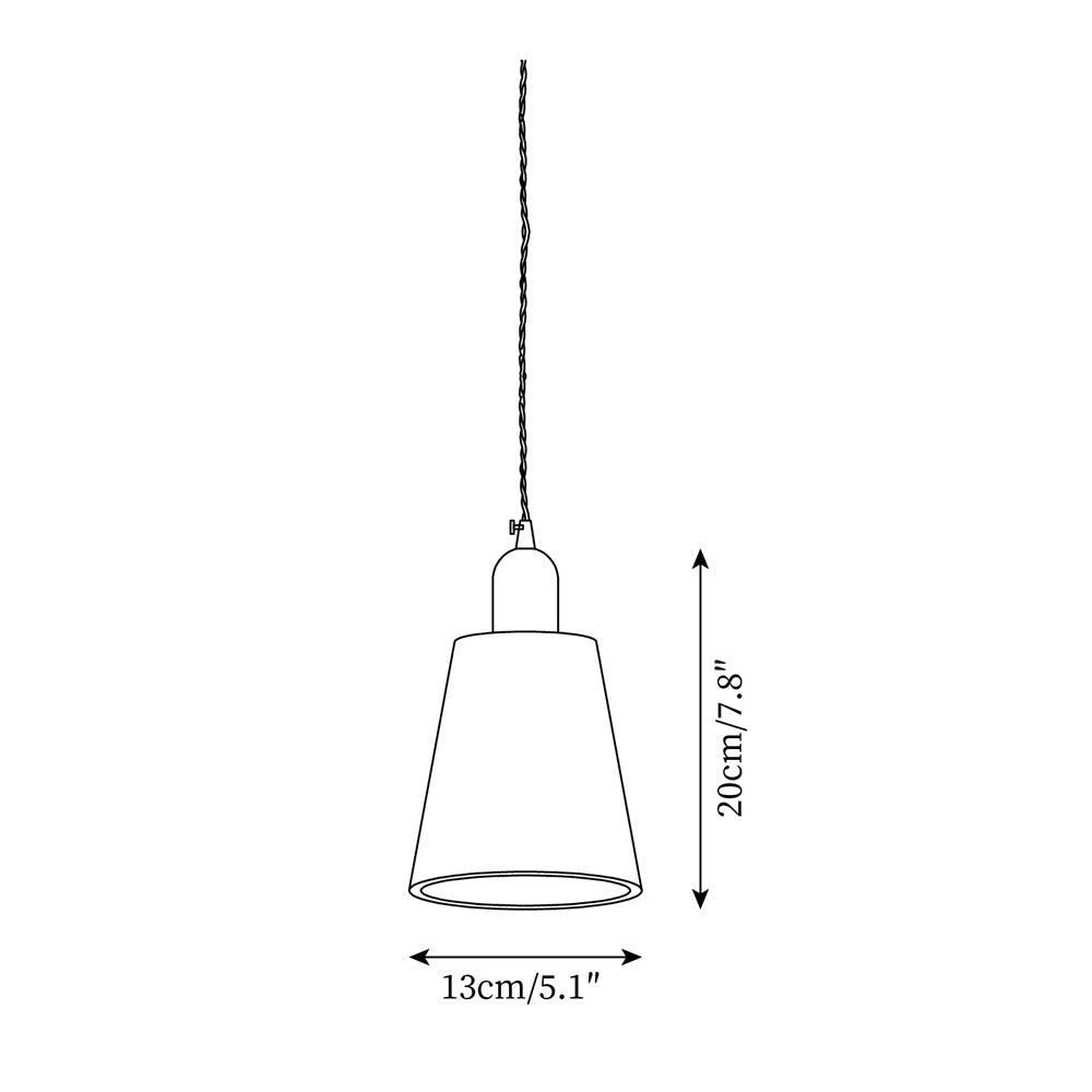 Tatum Minimalistische Pendelleuchte aus Holz und Messing-Letslighting