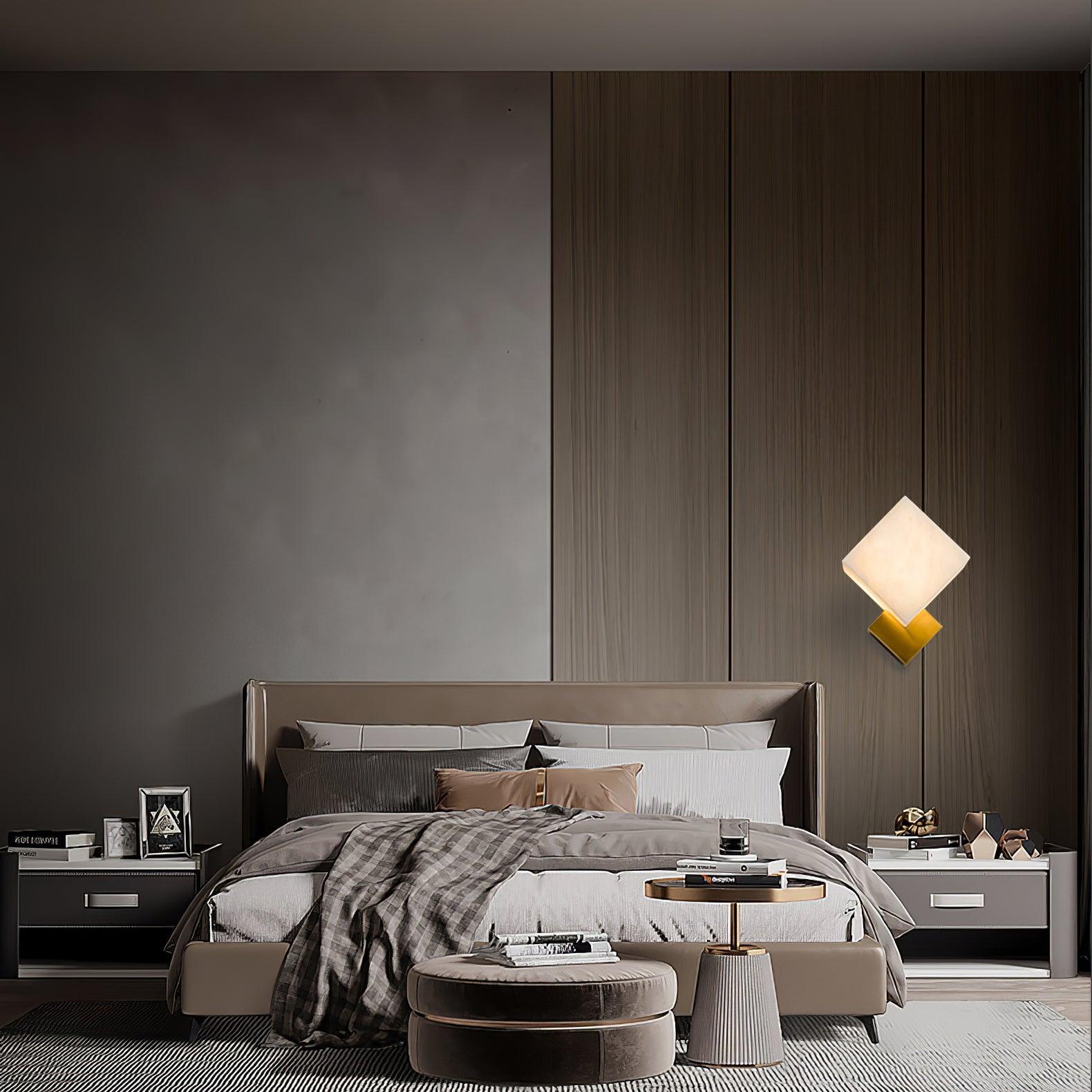 Arden Minimalist Alabaster Wall Light - Neutralighting