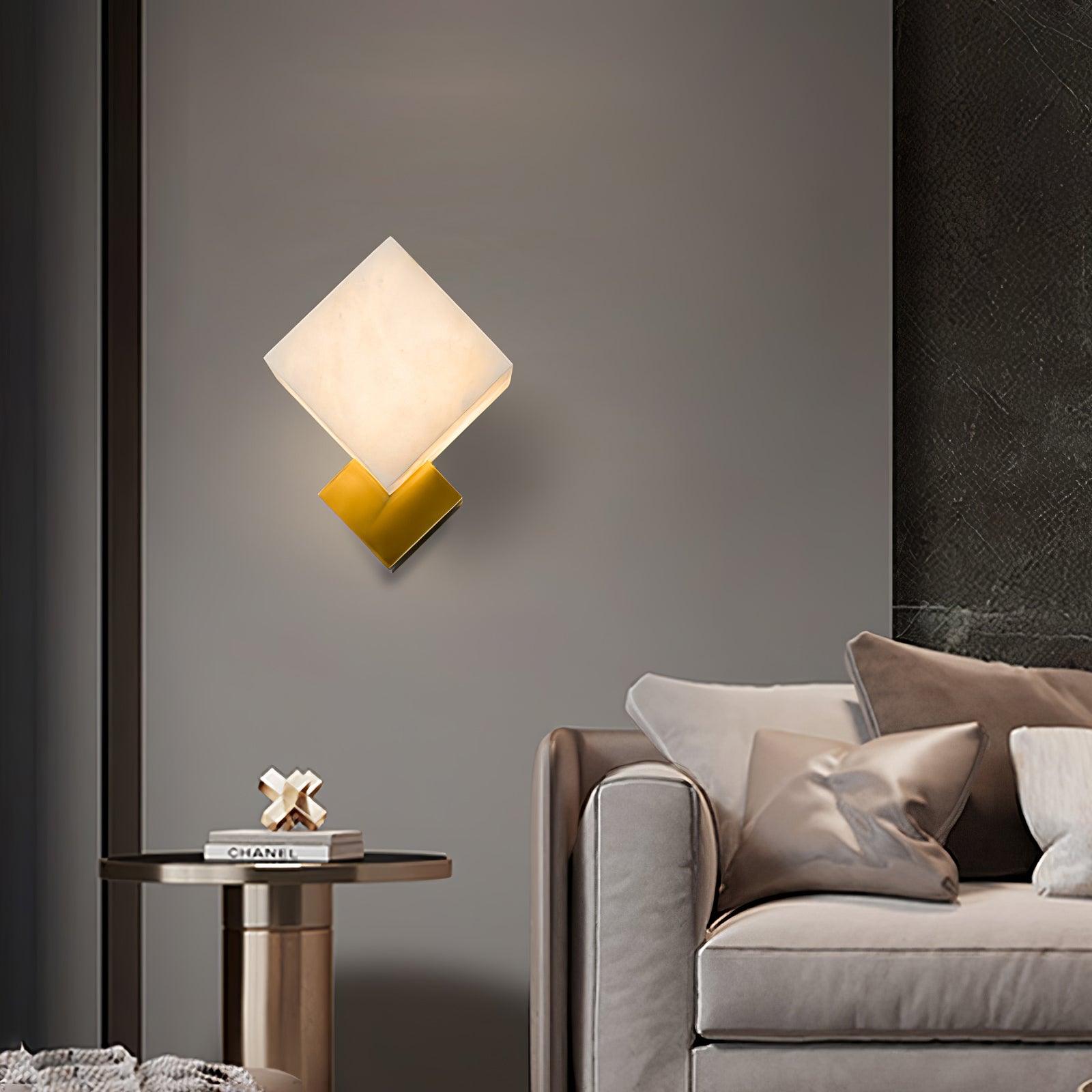 Arden Minimalist Alabaster Wall Light - Neutralighting