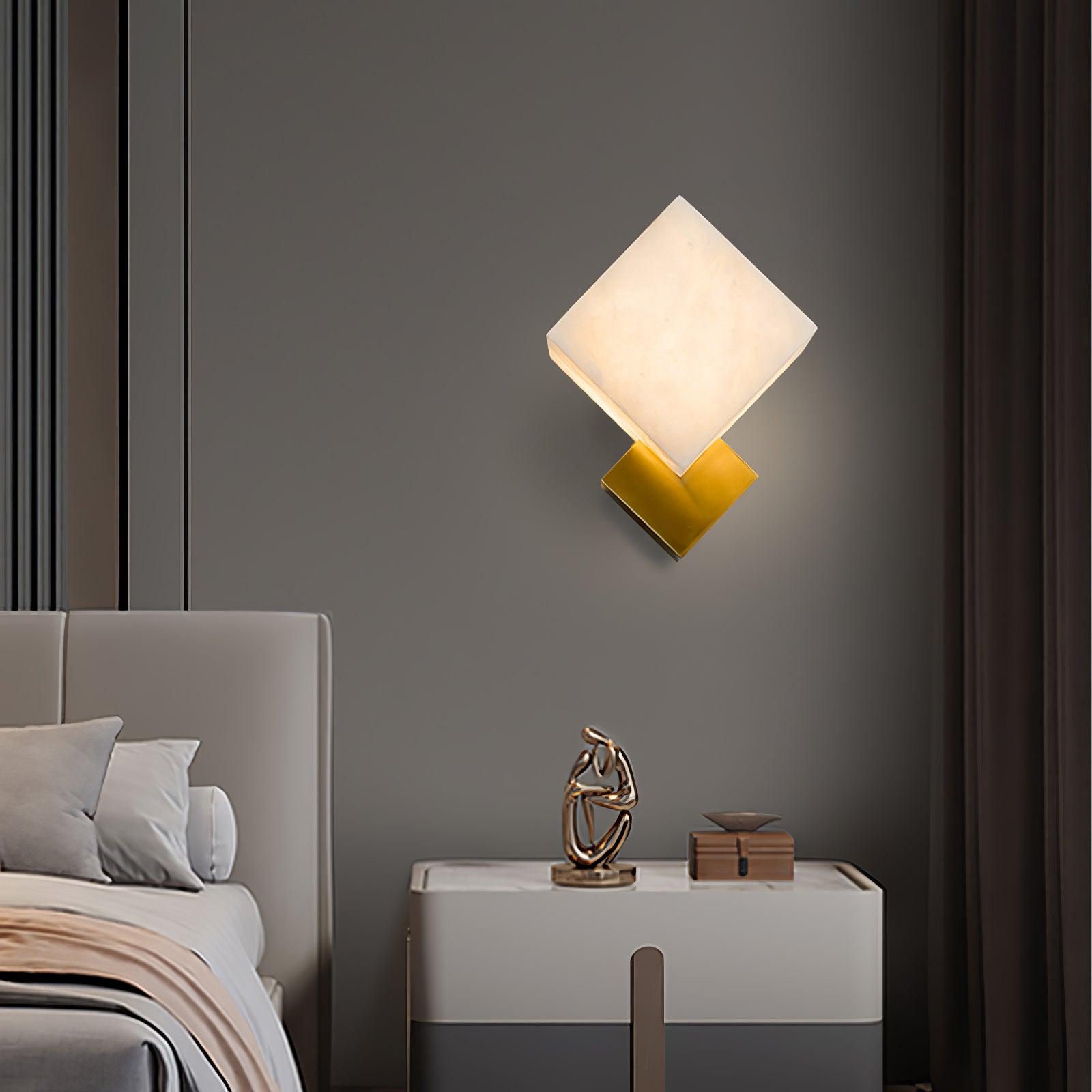 Arden Minimalist Alabaster Wall Light - Neutralighting