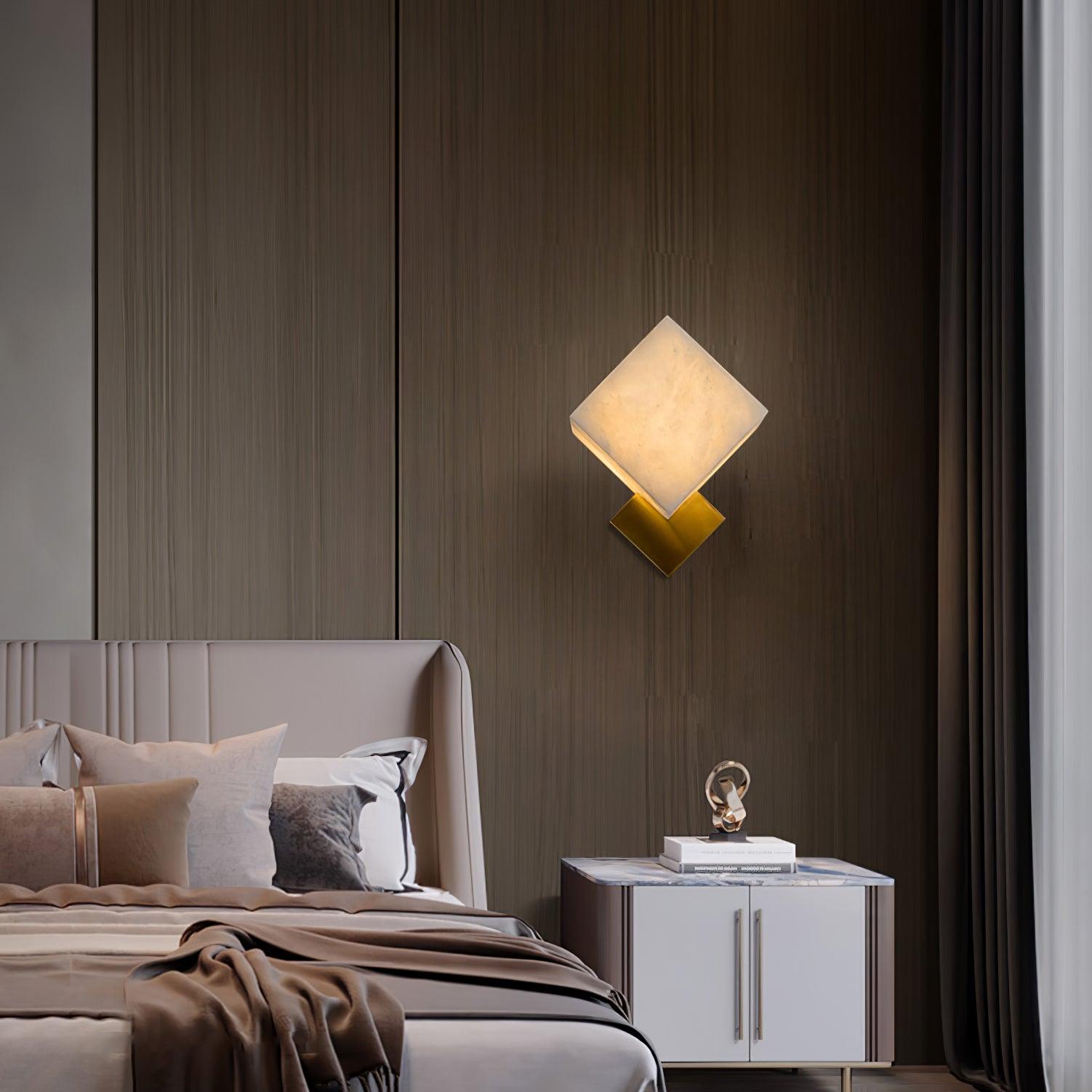 Arden Minimalist Alabaster Wall Light - Neutralighting