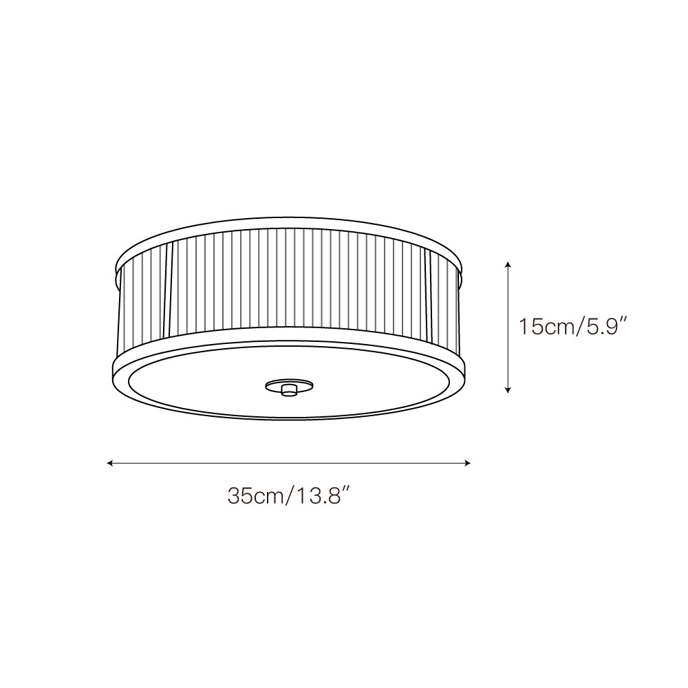 Avvynila Messing Glas Modern Minimalistisch Deckenleuchte-Letslighting