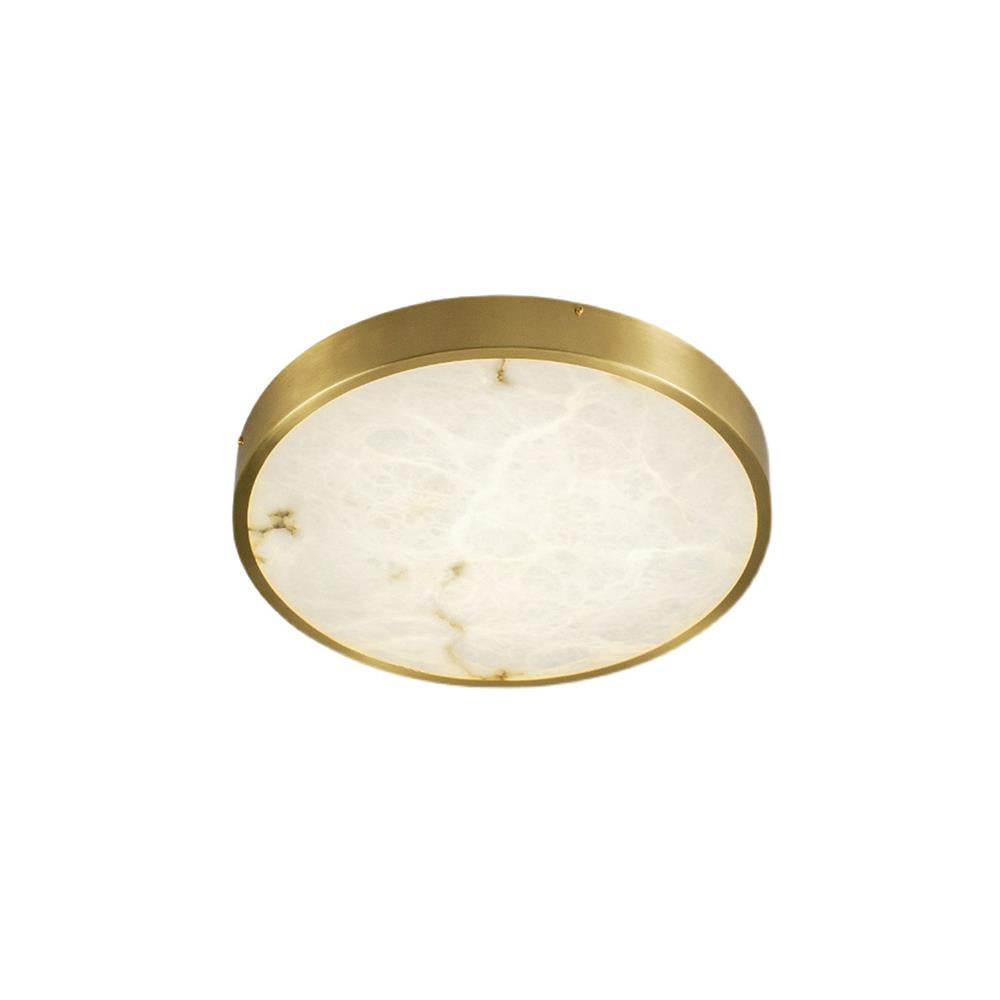 Uzoror Modern Minimalist Recessed Alabaster Ceiling Light - Letslighting