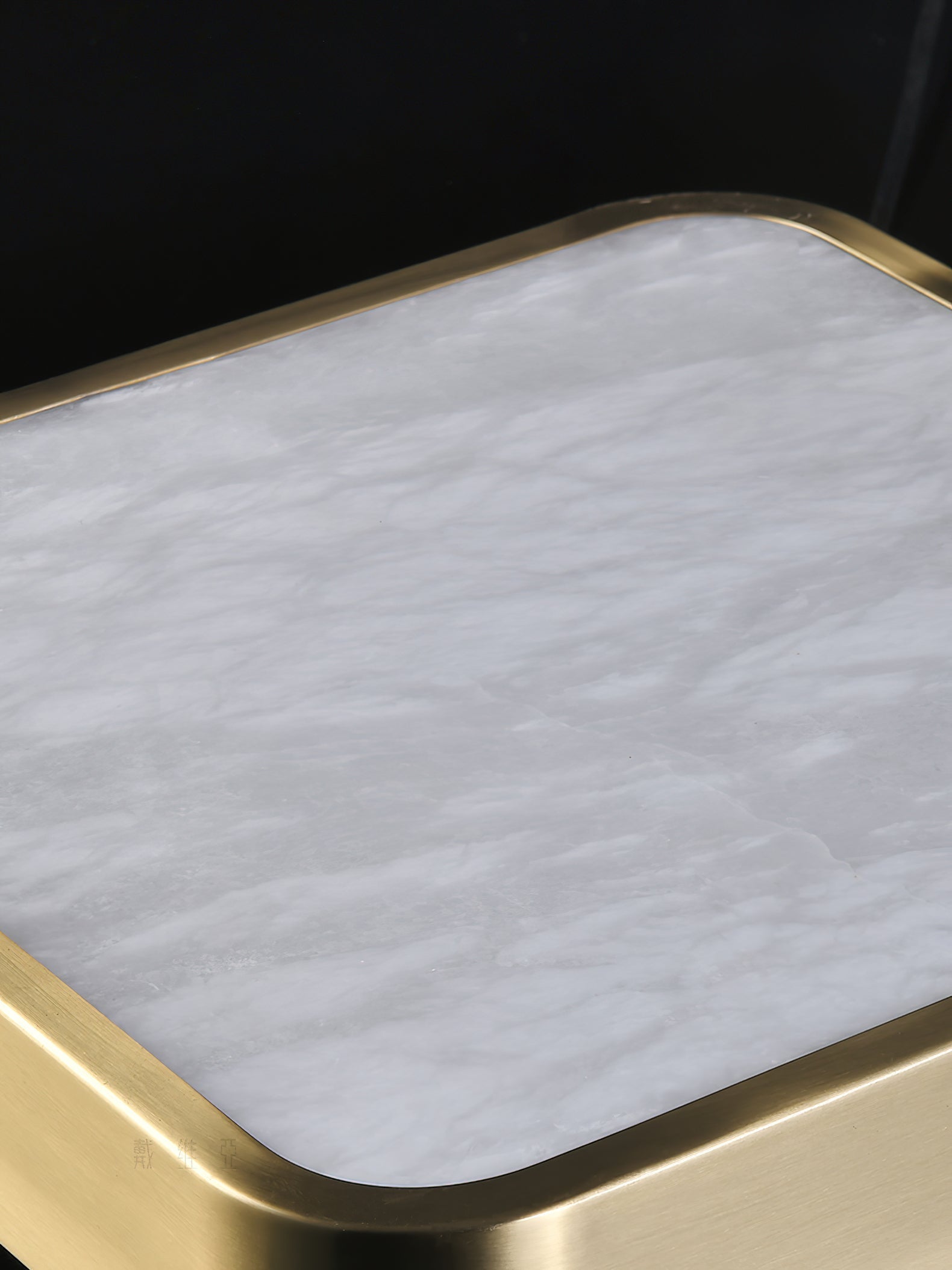 Uzoror Modern Minimalist Recessed Alabaster Ceiling Light - Letslighting