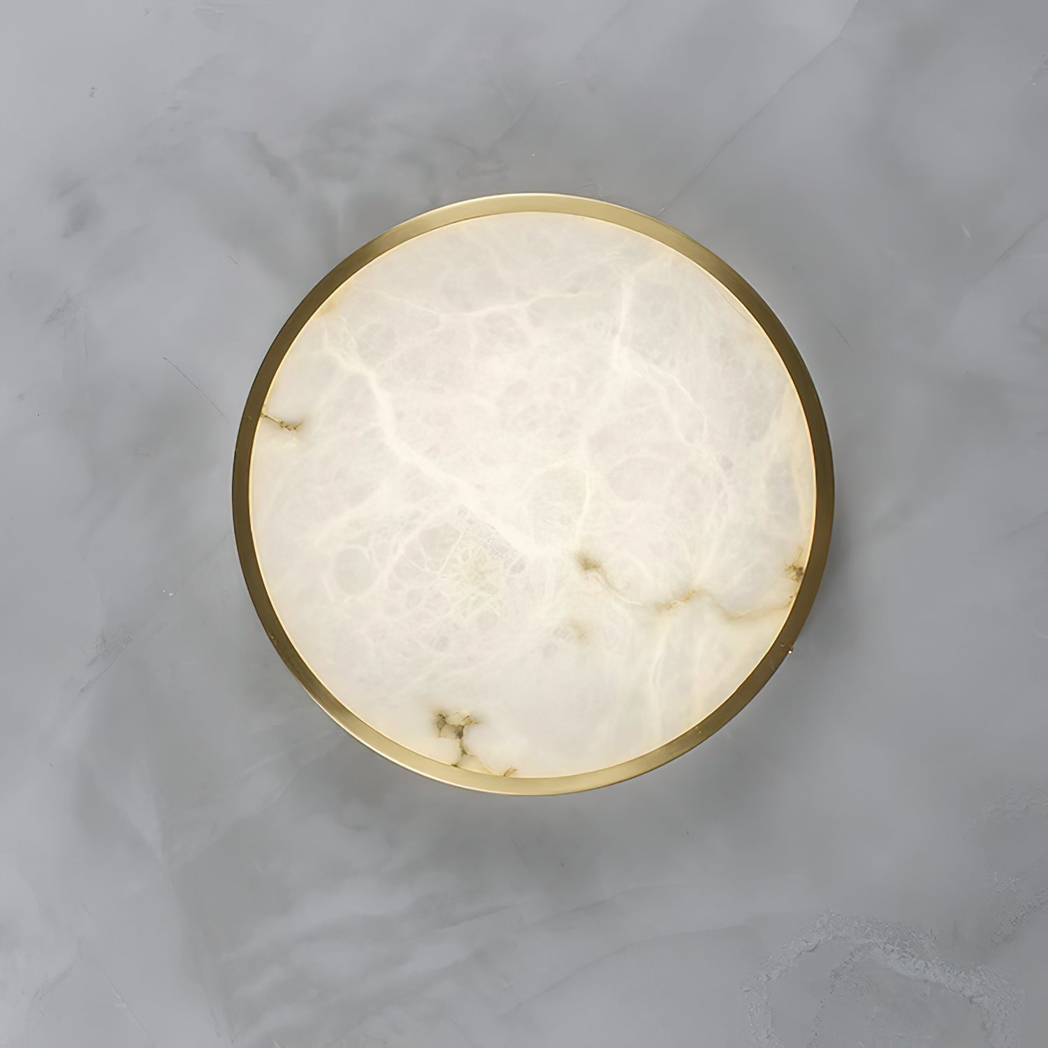 Uzoror Modern Minimalist Recessed Alabaster Ceiling Light - Letslighting