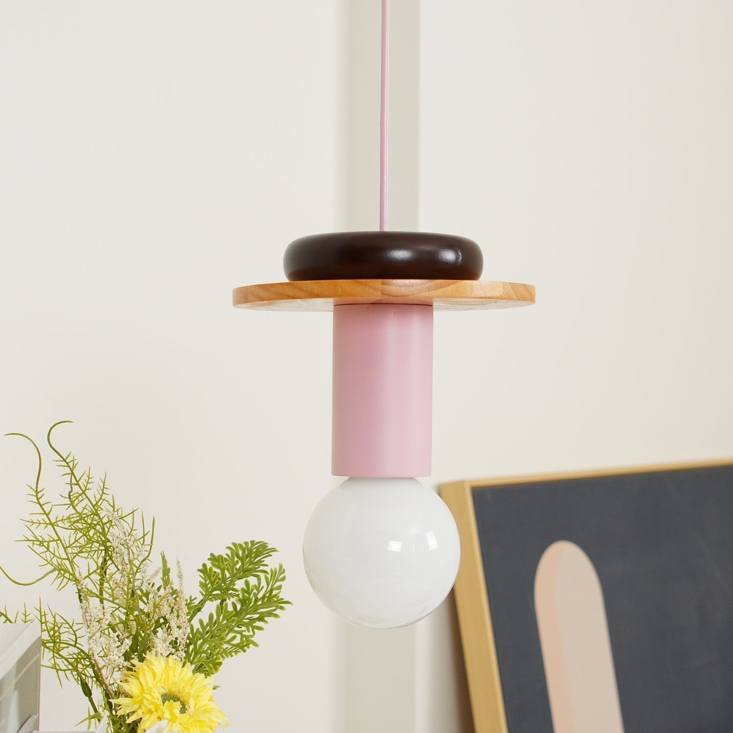Elena Modern Holz Pendelleuchte-Letslighting