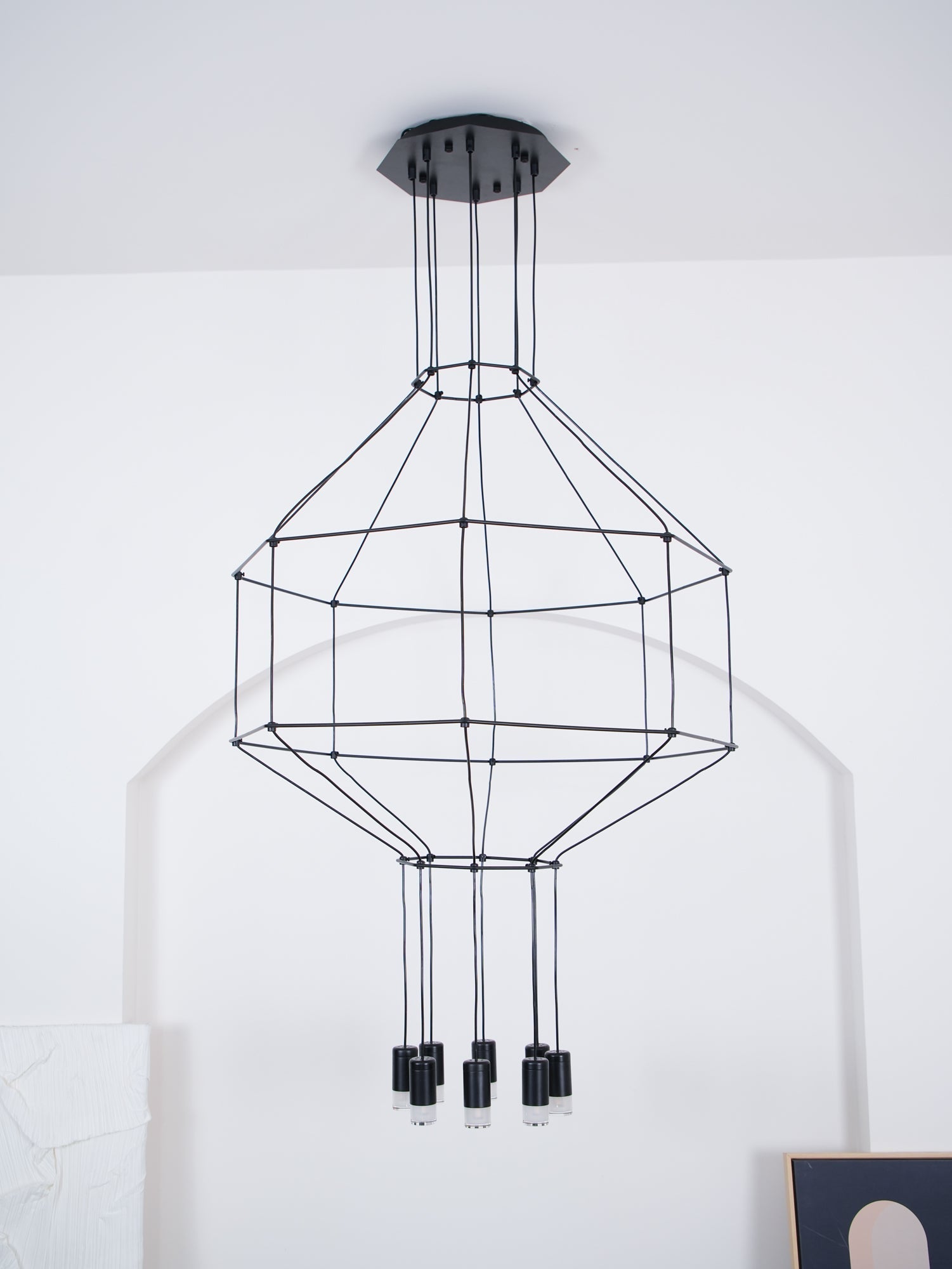 Geometric Lines Pendant Lamp - Blowlighting