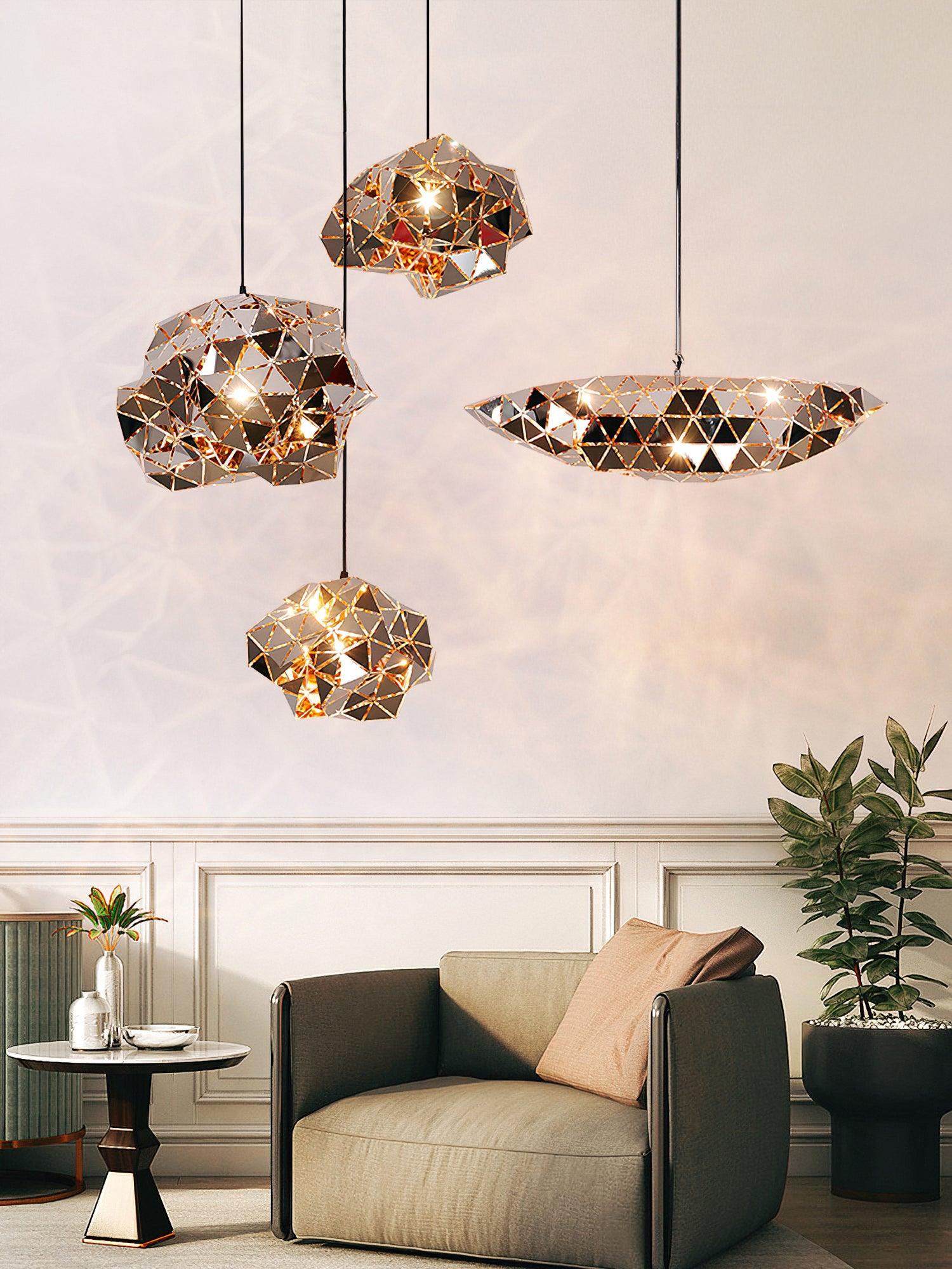 Nyraeila Premium Nordisch Kunst Panel Pendelleuchte Lampe-Letslighting