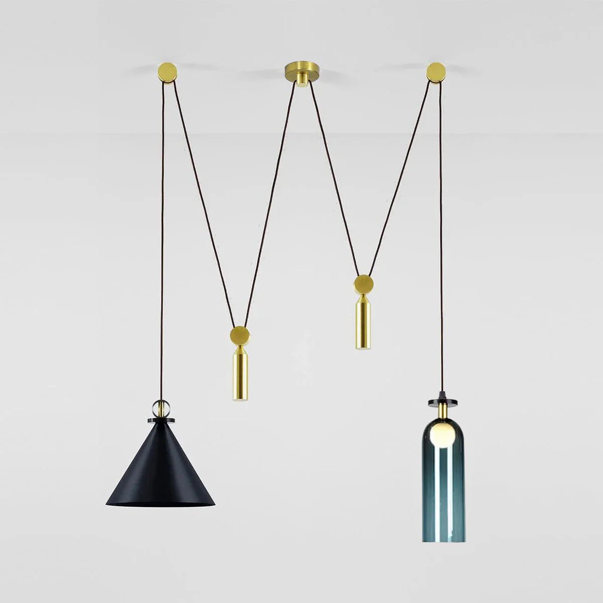Lustra Kronleuchter Geometrische Form Kunst-Letslighting