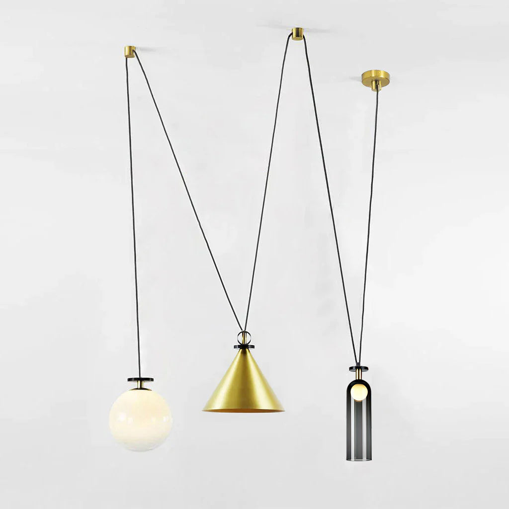 Covine Multi-Shape Adjustable Pendant Light - Letslighting