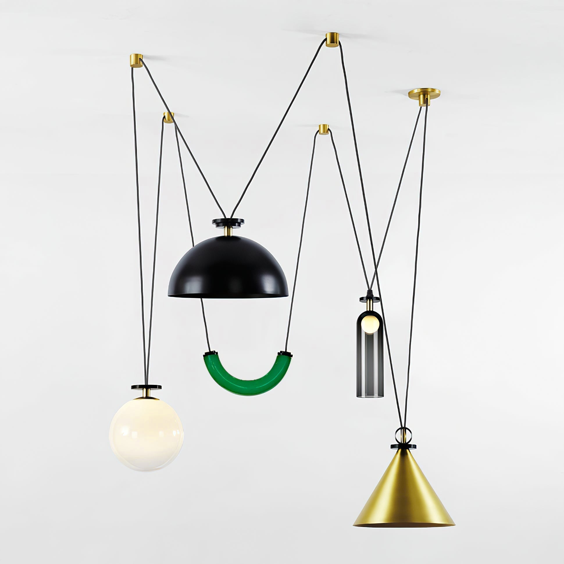 Lustra Kronleuchter Geometrische Form Kunst-Letslighting