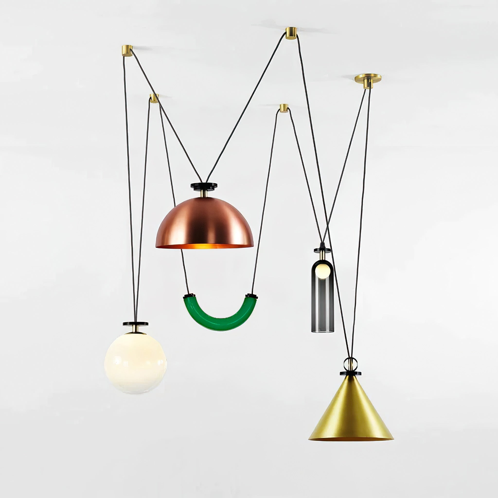 Lustra Kronleuchter Geometrische Form Kunst-Letslighting