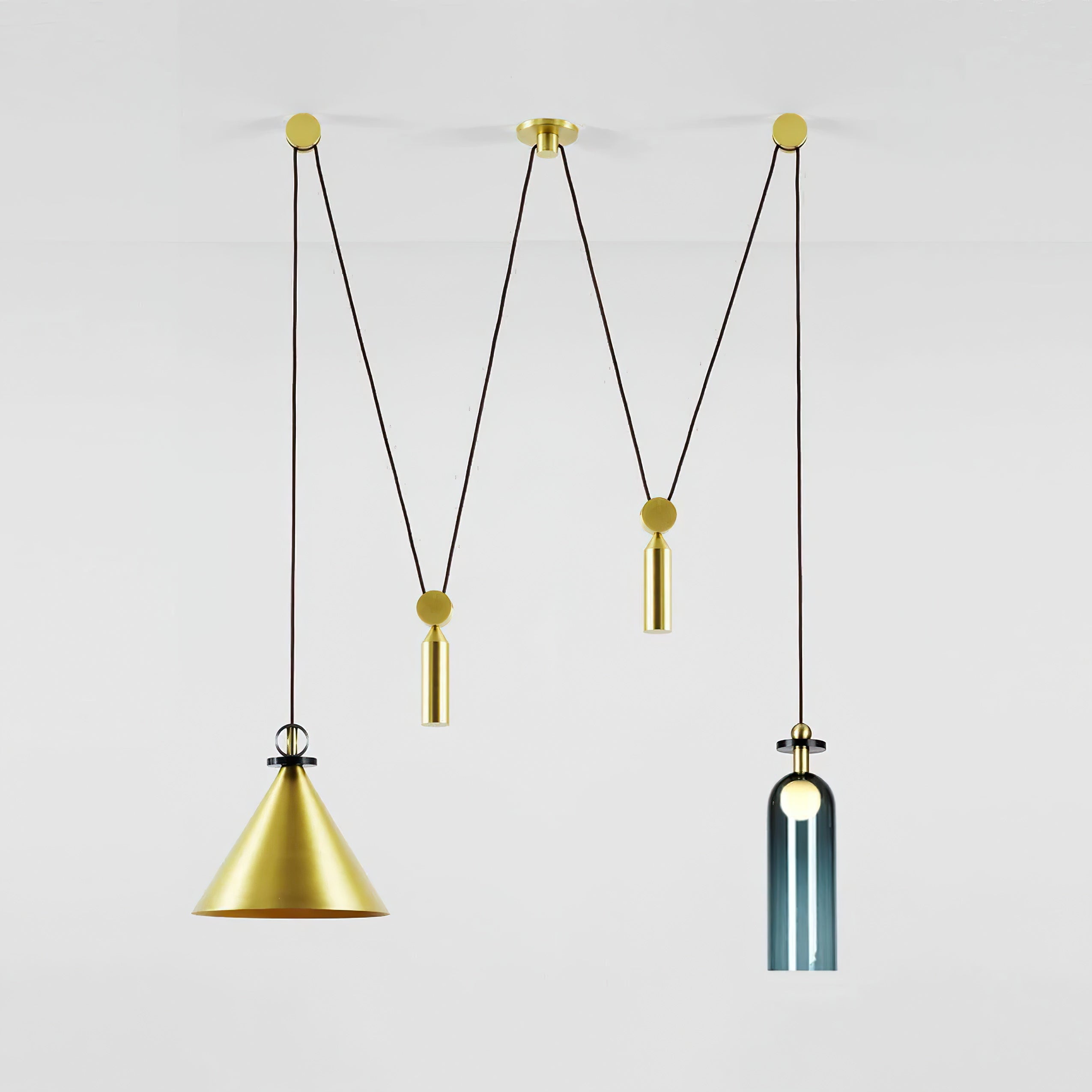 Lustra Kronleuchter Geometrische Form Kunst-Letslighting