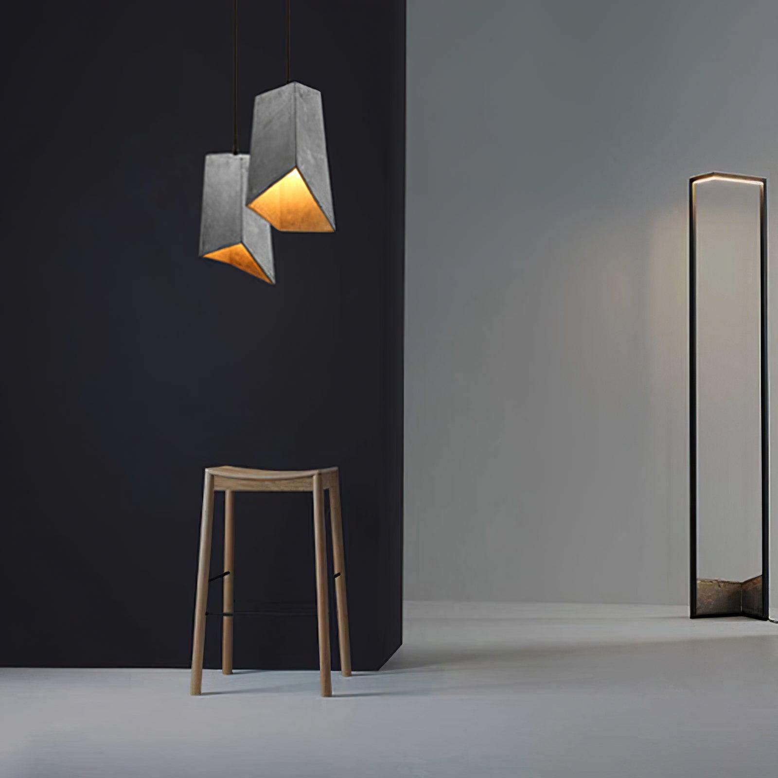 Geo Industriell Zement Pendelleuchte Leuchte-Letslighting