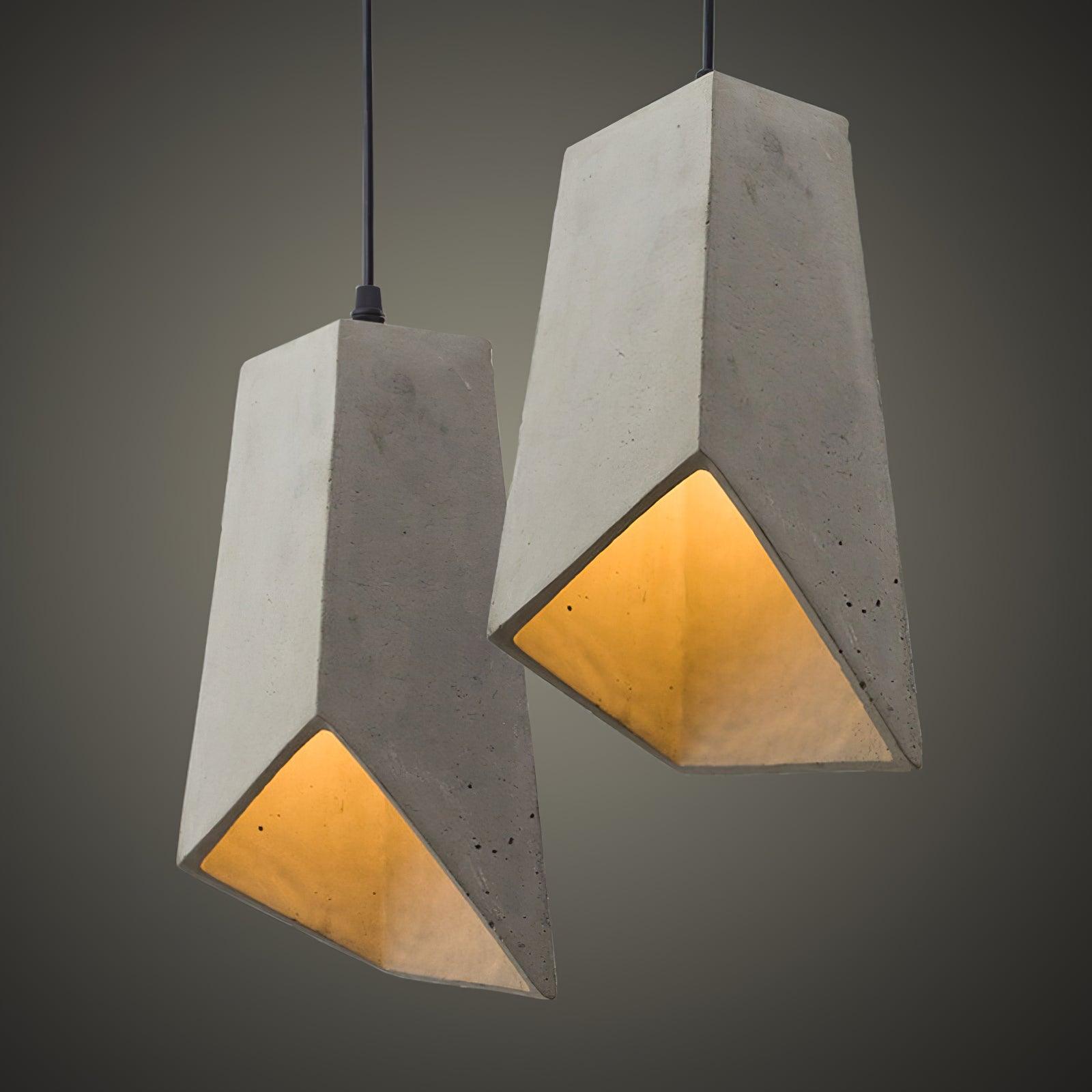 Geo Industriell Zement Pendelleuchte Leuchte-Letslighting