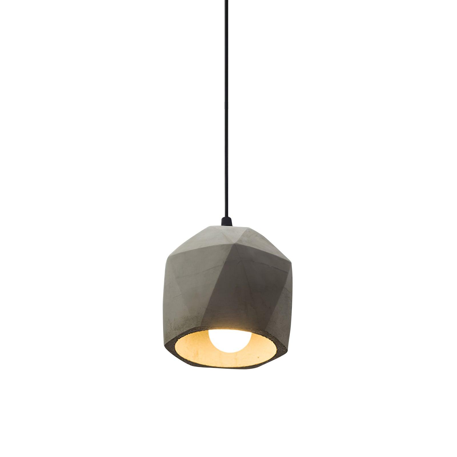 Geo Industriell Zement Pendelleuchte Leuchte-Letslighting