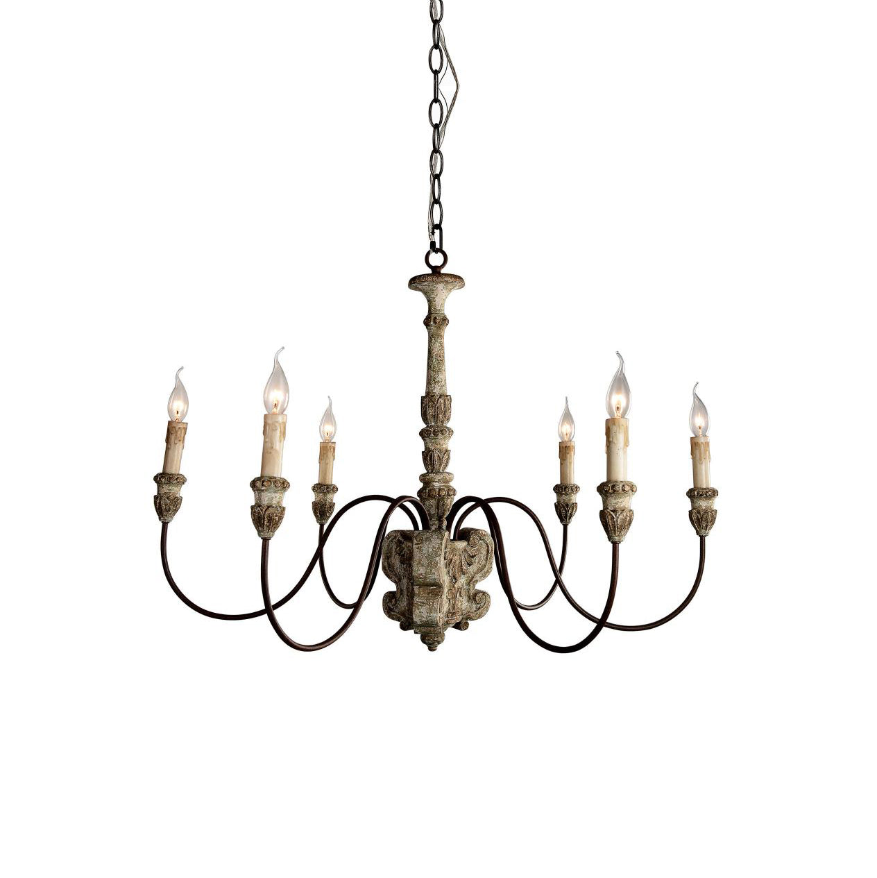 Geovanna Vintage Industrie Massiver Kronleuchter-Letslighting