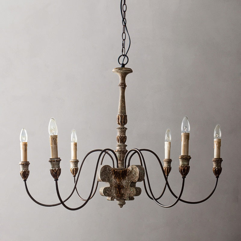 Geovanna Vintage Industrie Massiver Kronleuchter-Letslighting