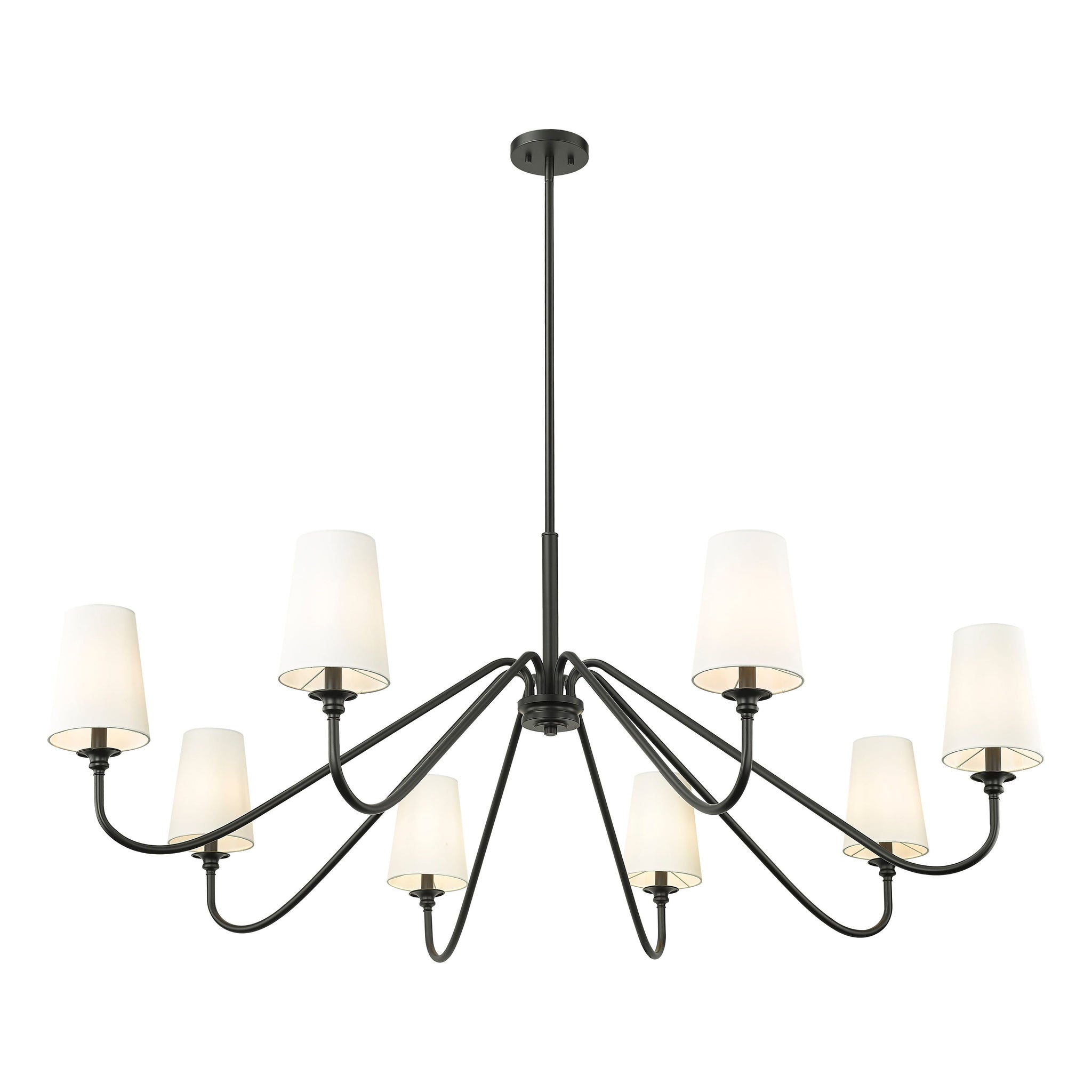 Vavenus Vintage Industrial Brass Fabric Chandelier - Letslighting
