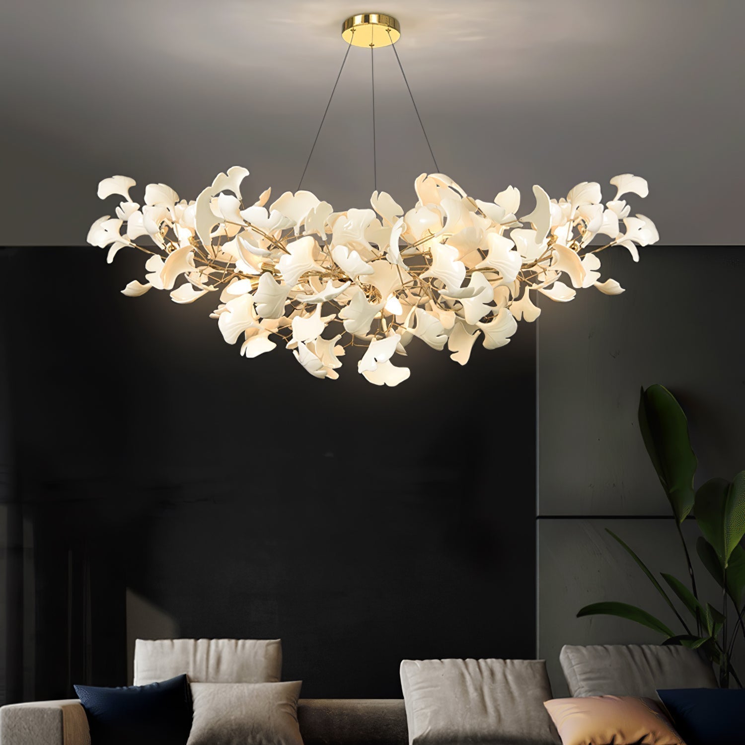 Metr Luxuskronleuchter aus Keramik in U-Bogen-Form-Letslighting