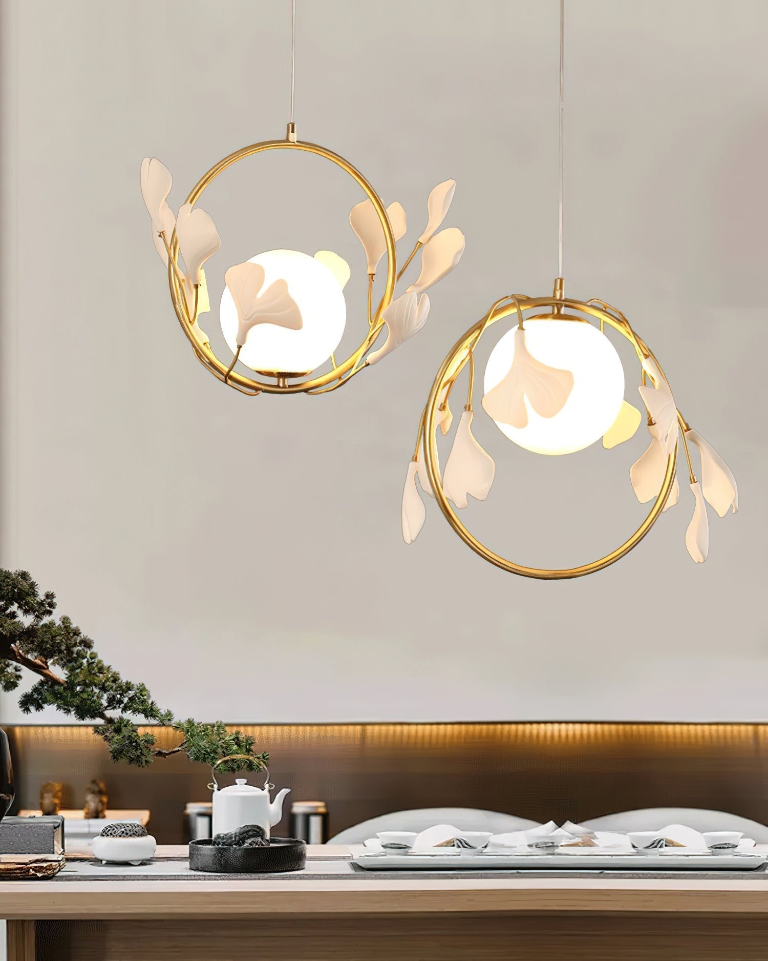Althera Künstlerische Pendelleuchte aus Keramik-Letslighting