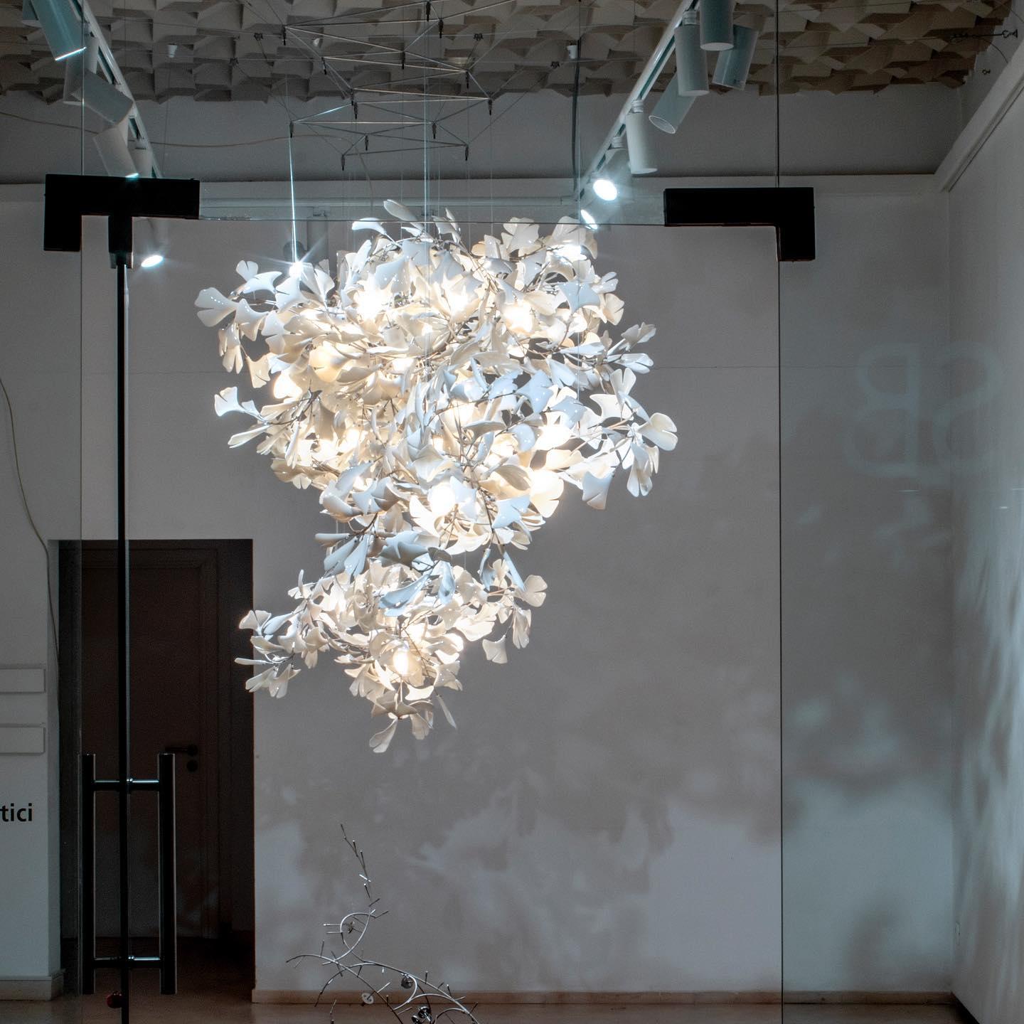 Gingko Chandelier A - Blowlighting