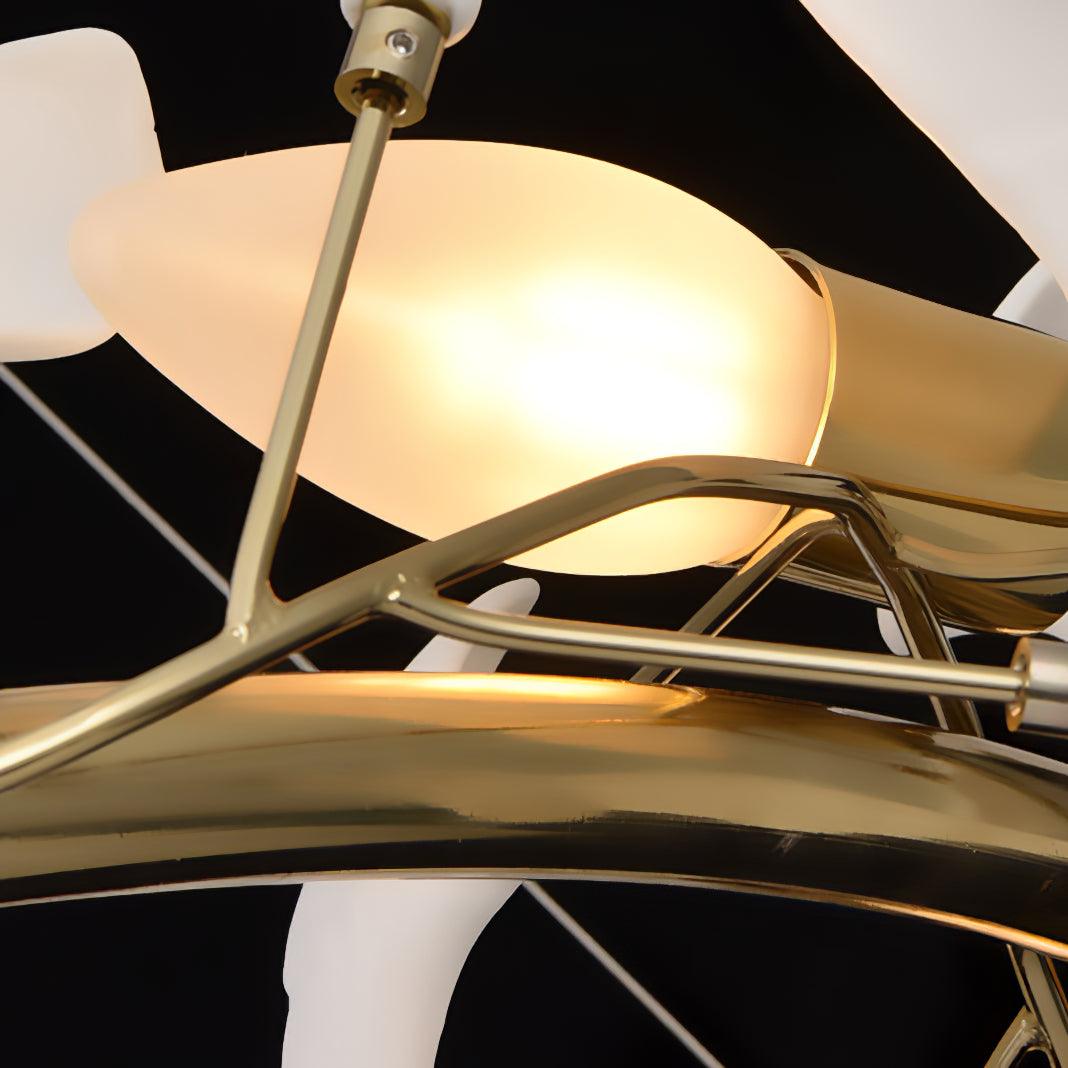 Eloria Cascading Floral Spiral Chandelier - Letslighting