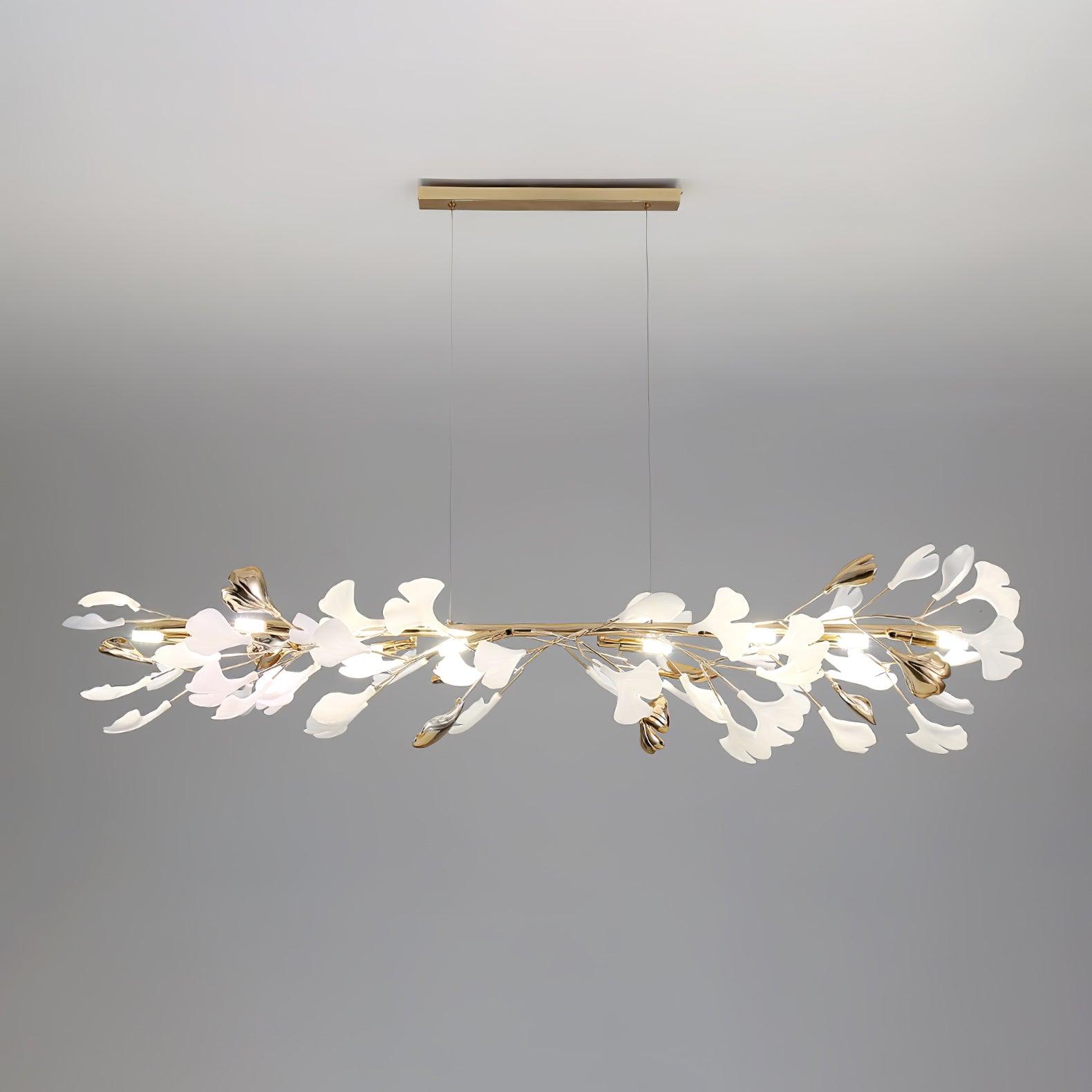 Olivia Keramik Gingko Kronleuchter-Letslighting