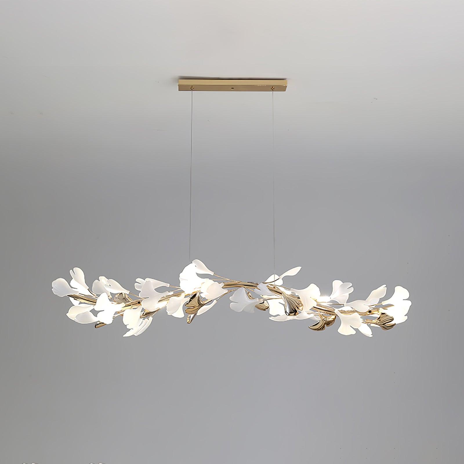 Olivia Keramik Gingko Kronleuchter-Letslighting