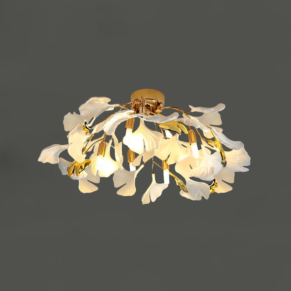Callenne Ginkgo-Blatt Deckenleuchte-Letslighting