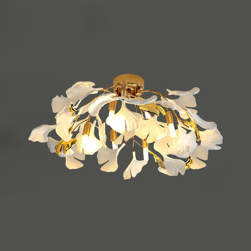 Callenne Ginkgo-Blatt Deckenleuchte-Letslighting
