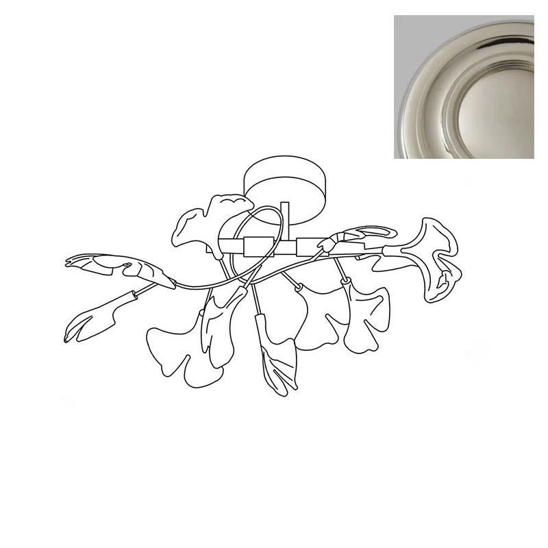 Callenne Ginkgo-Blatt Deckenleuchte-Letslighting