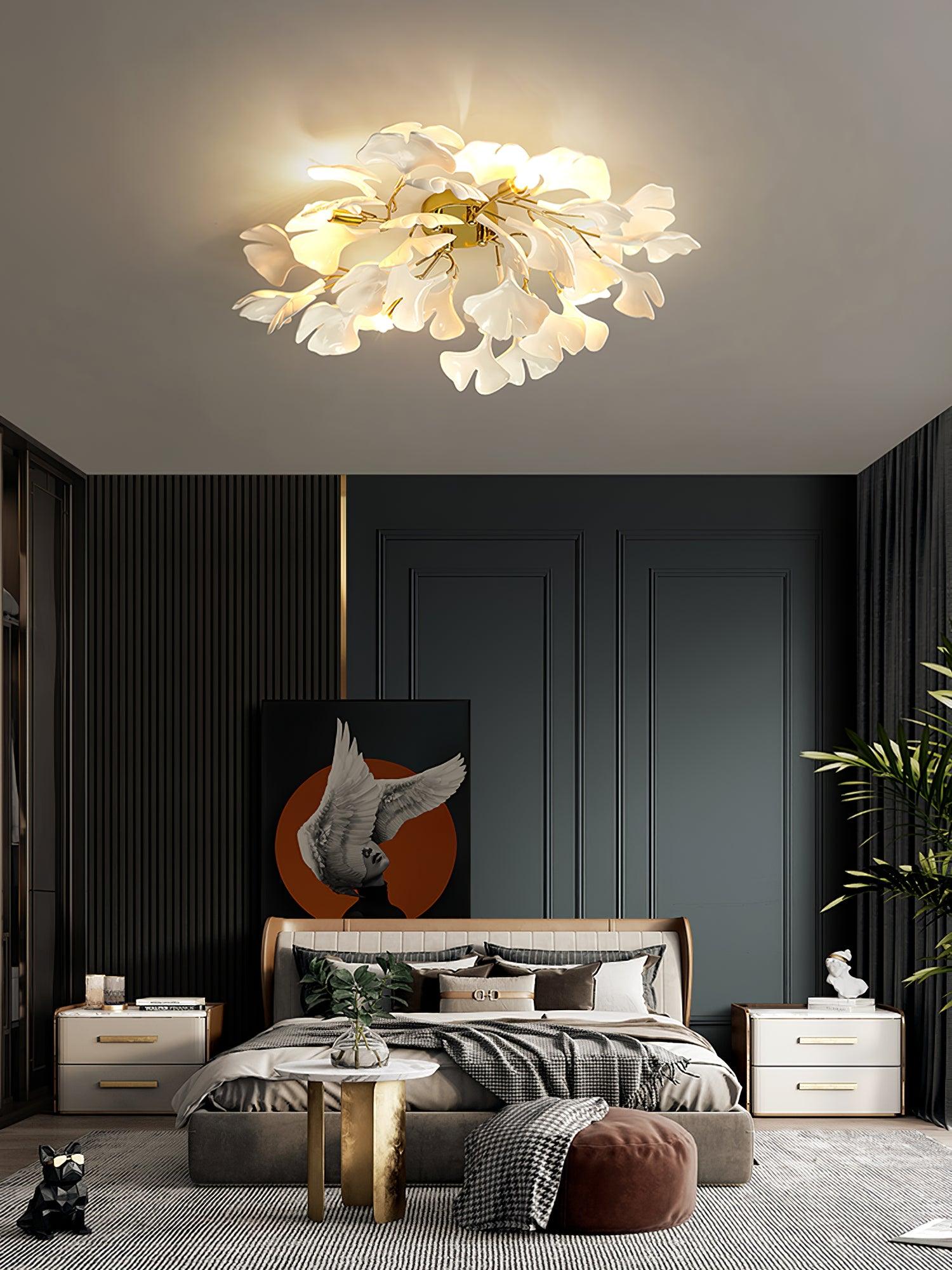 Callenne Ginkgo-Blatt Deckenleuchte-Letslighting