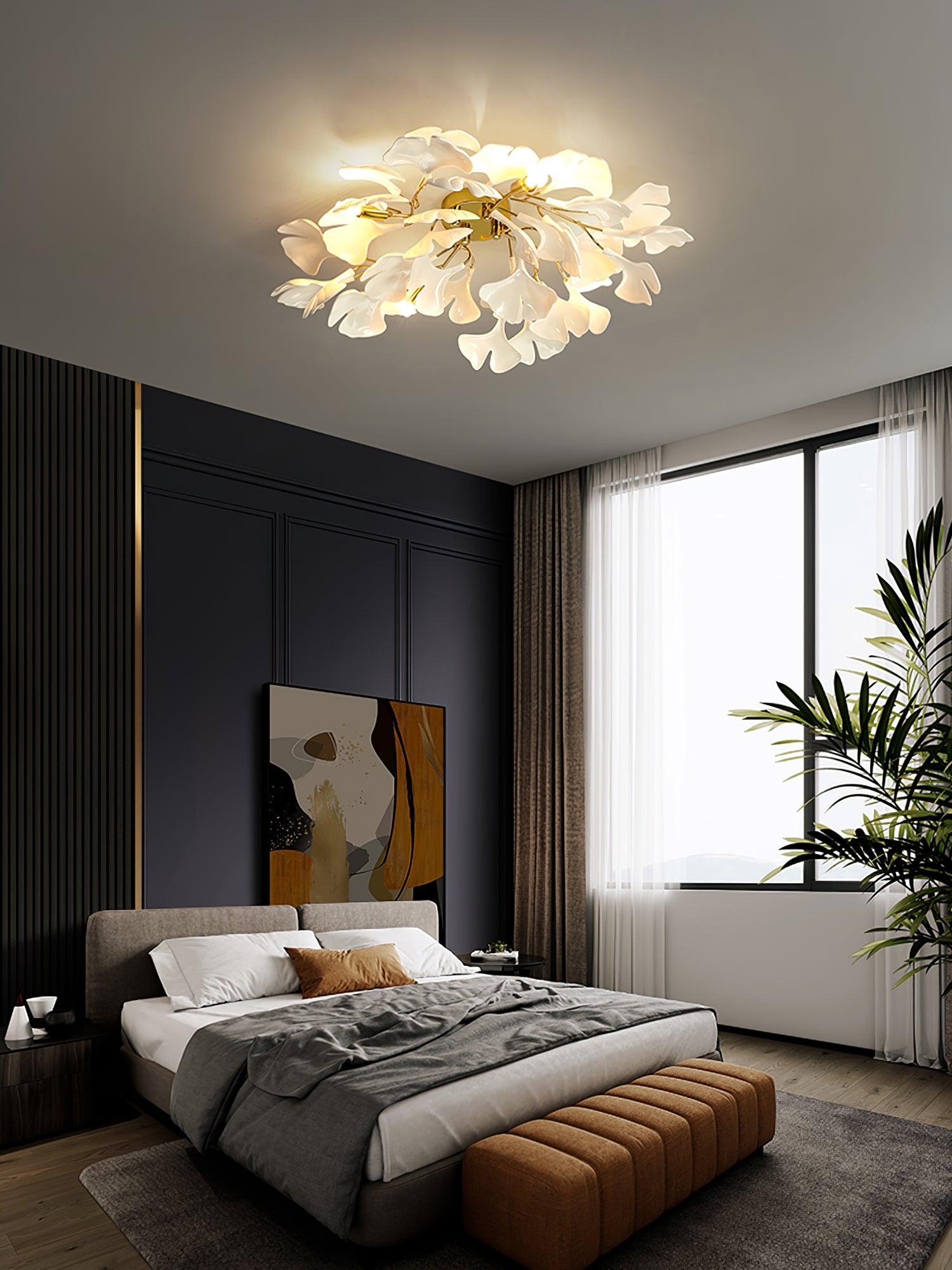 Callenne Ginkgo-Blatt Deckenleuchte-Letslighting