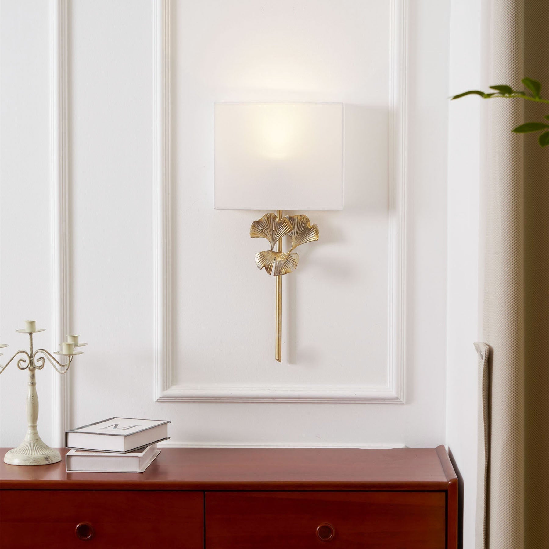 Velaeyra Wandleuchte aus Messinggewebe-Letslighting