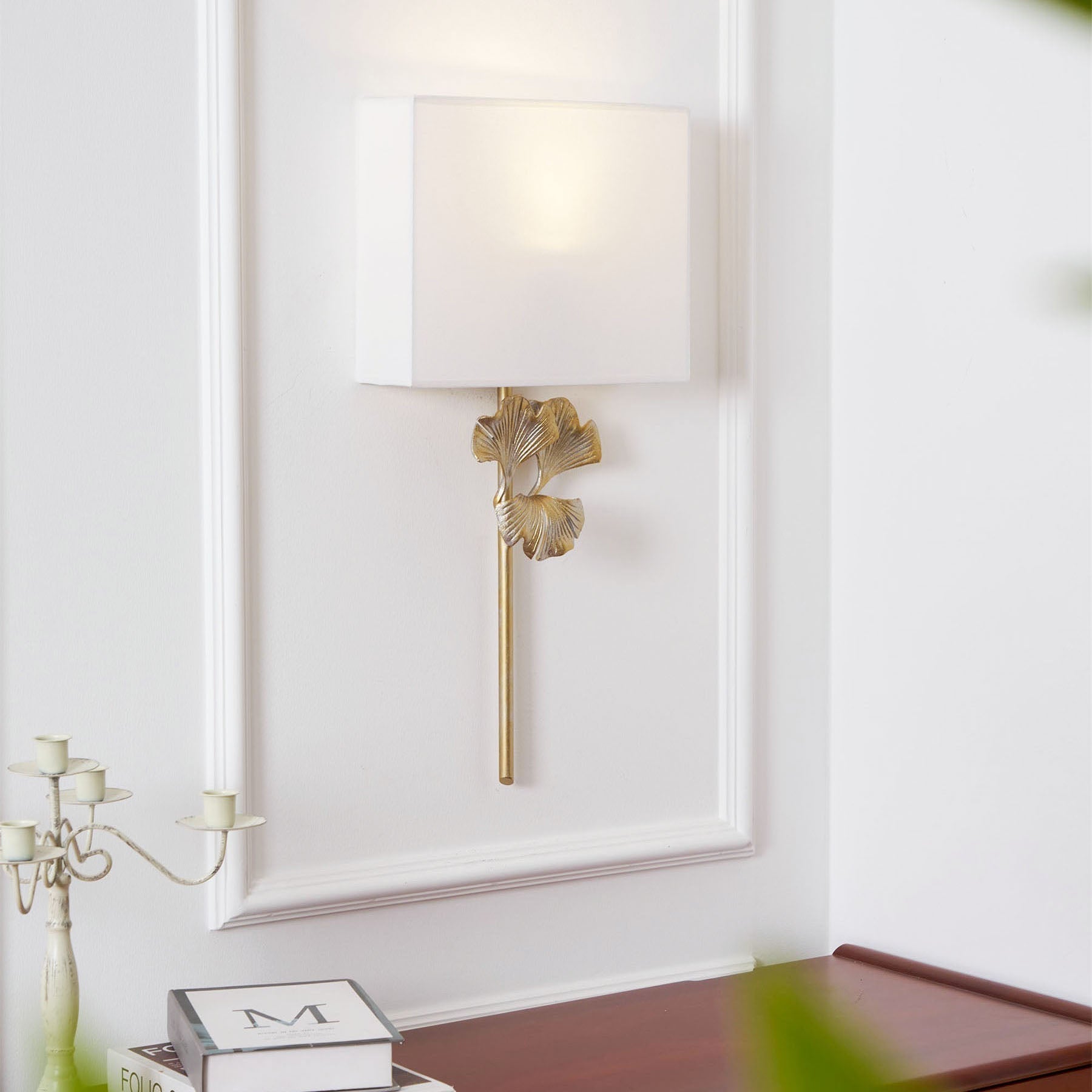 Velaeyra Wandleuchte aus Messinggewebe-Letslighting