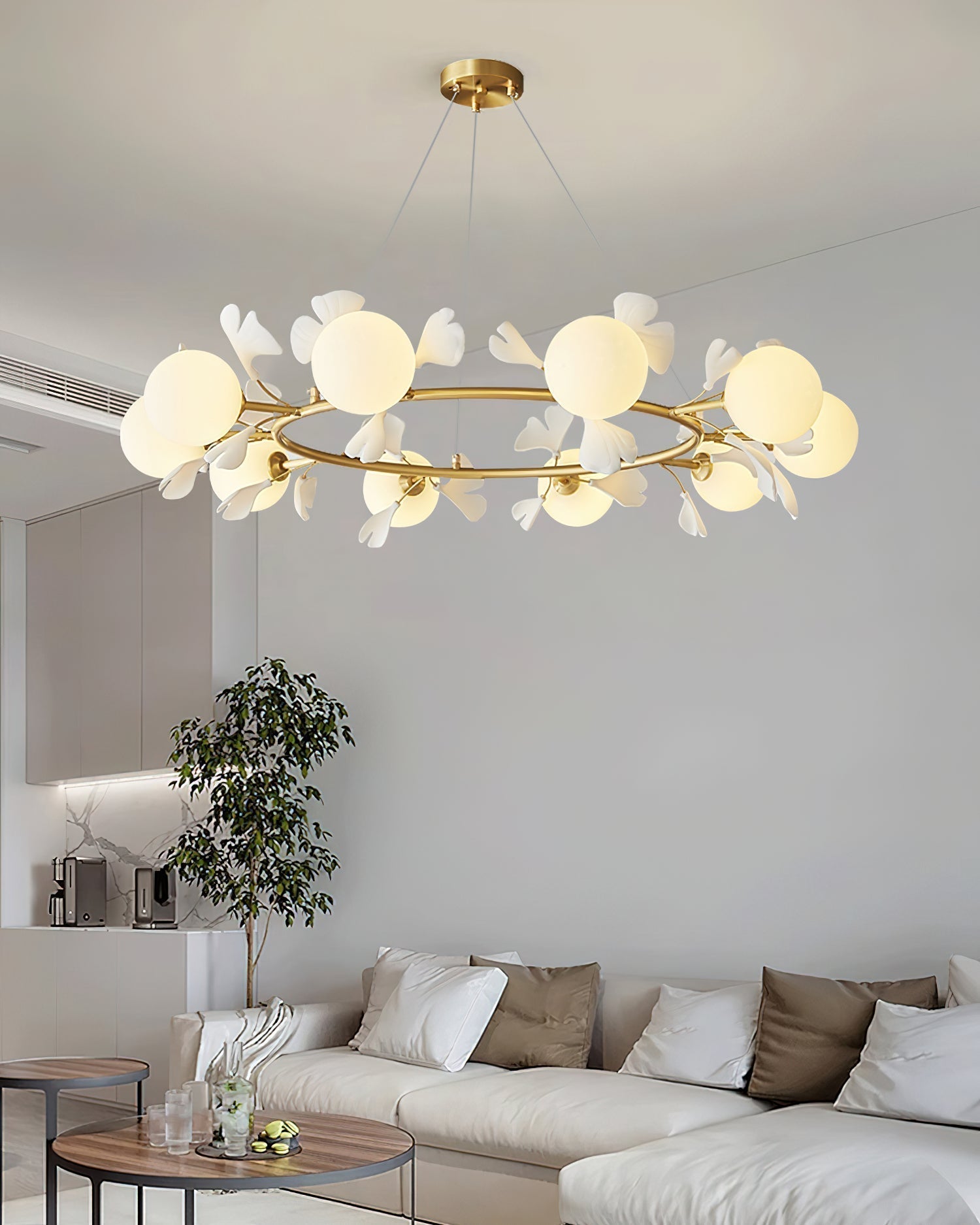 Fidova r 8-flammiger Kugel-Kronleuchter-Letslighting
