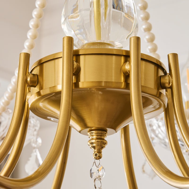 Cevaris Postmoderner Luxus-Kronleuchter aus Perlenglas-Letslighting