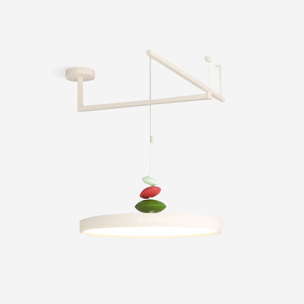 Ryder Moderne Pendelleuchte aus Metall und Harz-Letslighting