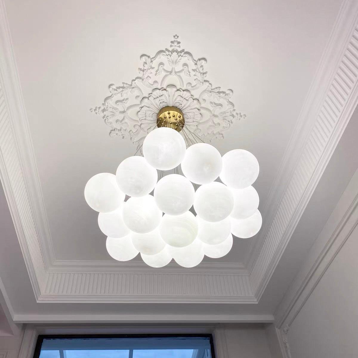 Lustra Kronleuchter Glas Cluster Mattglas-Letslighting