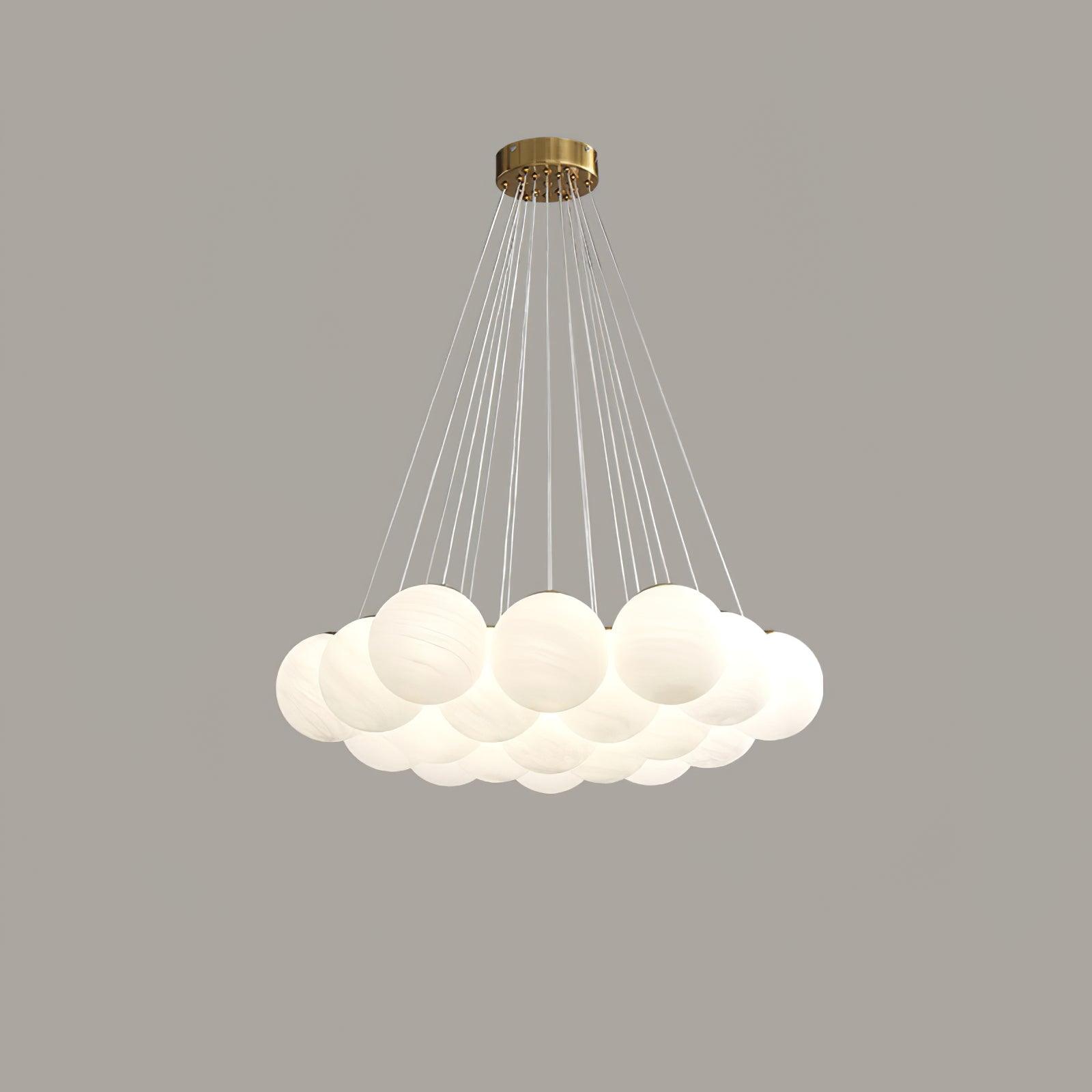 Lustra Kronleuchter Glas Cluster Mattglas-Letslighting
