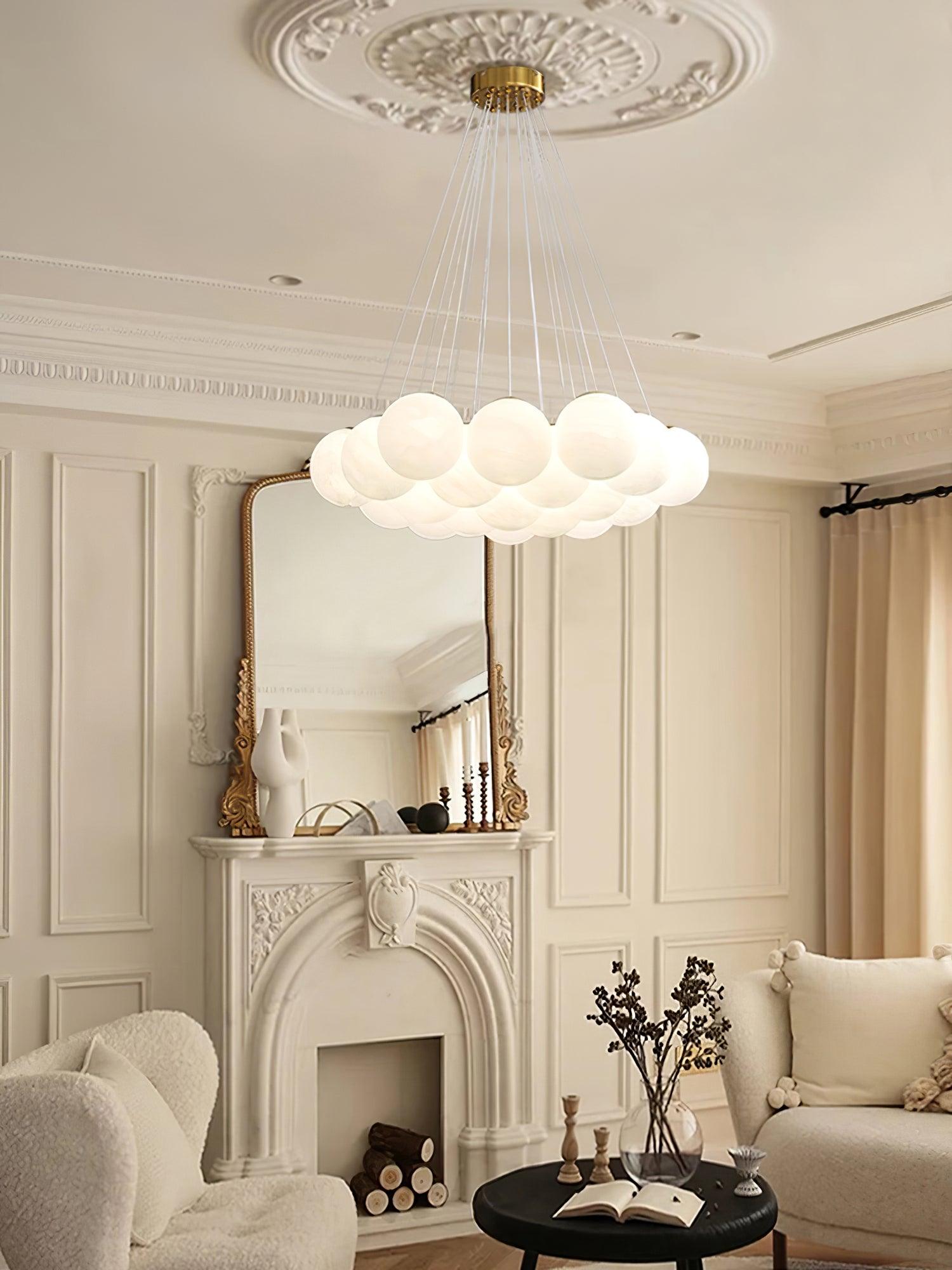 Lustra Kronleuchter Glas Cluster Mattglas-Letslighting