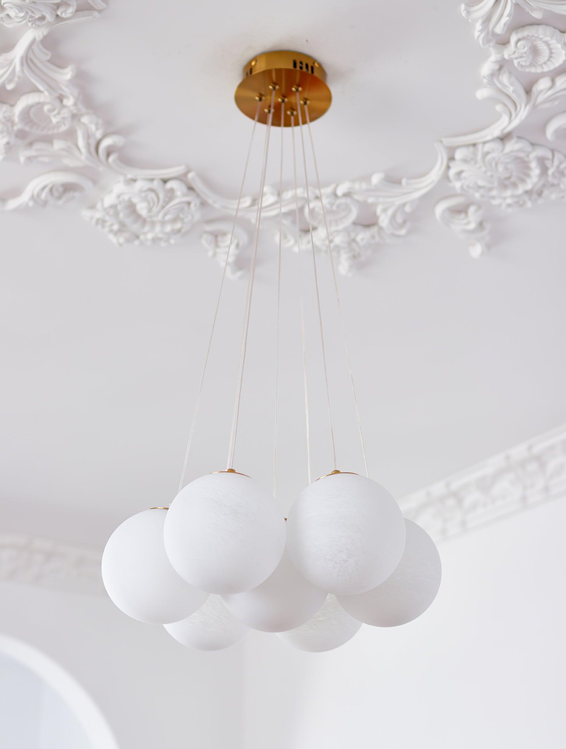 Lustra Kronleuchter Glas Cluster Mattglas-Letslighting