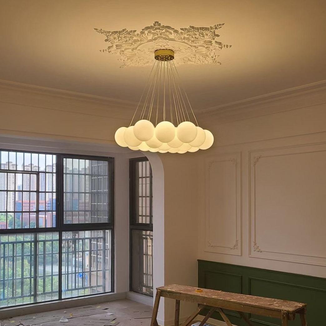 Lustra Kronleuchter Glas Cluster Mattglas-Letslighting