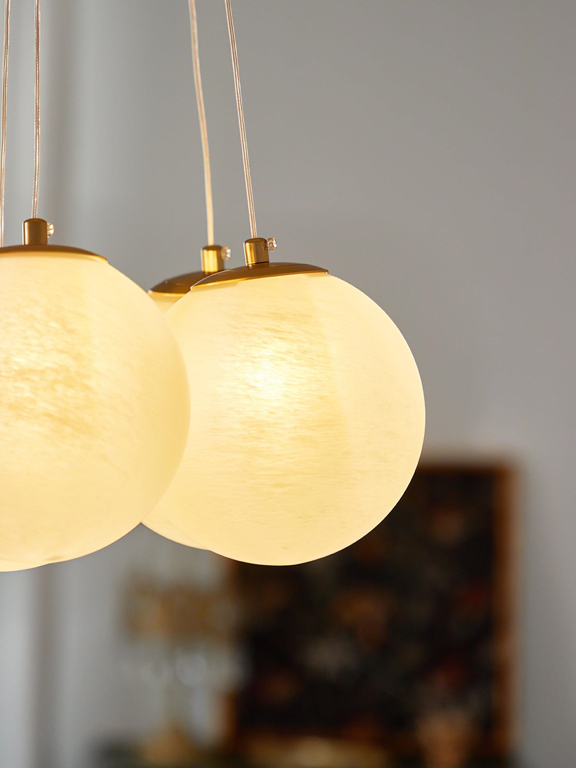 Lustra Kronleuchter Glas Cluster Mattglas-Letslighting
