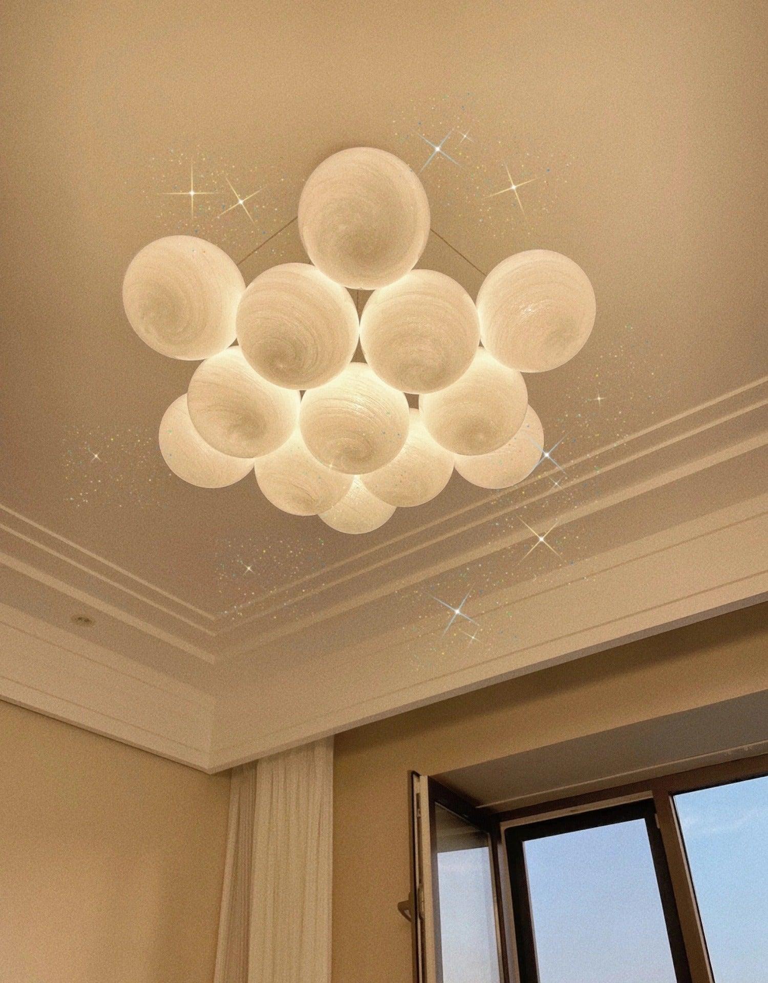 Lustra Kronleuchter Glas Cluster Mattglas-Letslighting