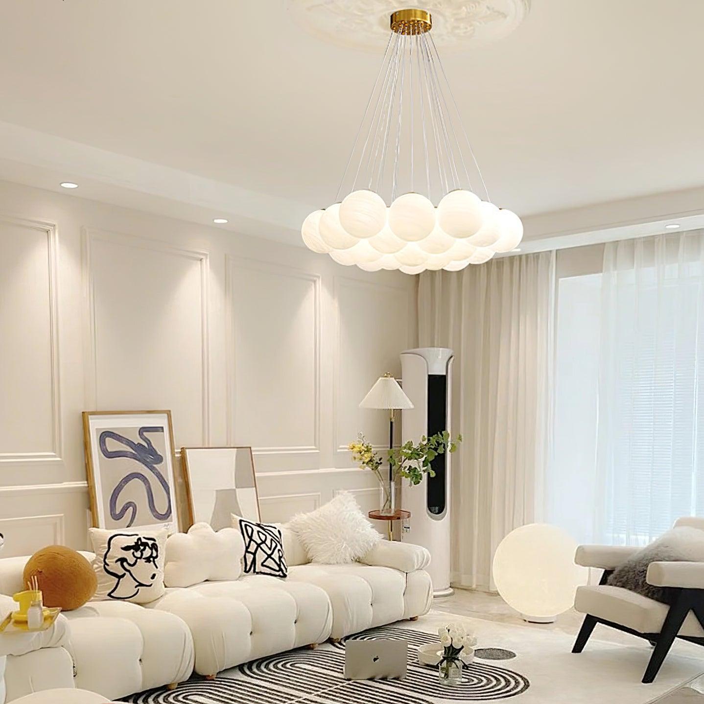 Lustra Kronleuchter Glas Cluster Mattglas-Letslighting